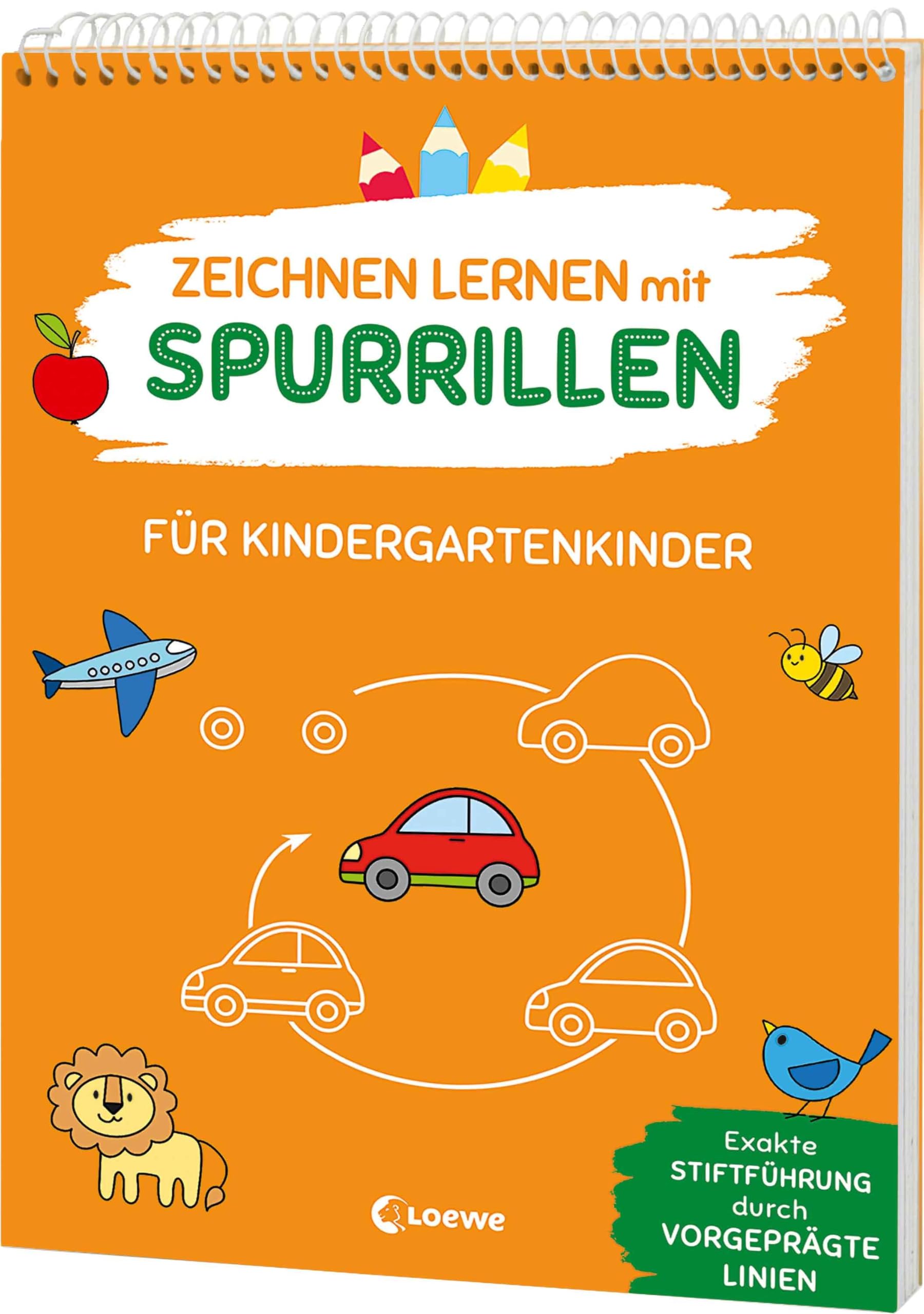 Zeichnen lernen mit Spurrillen - Für Kindergartenkinder Arts & Music
