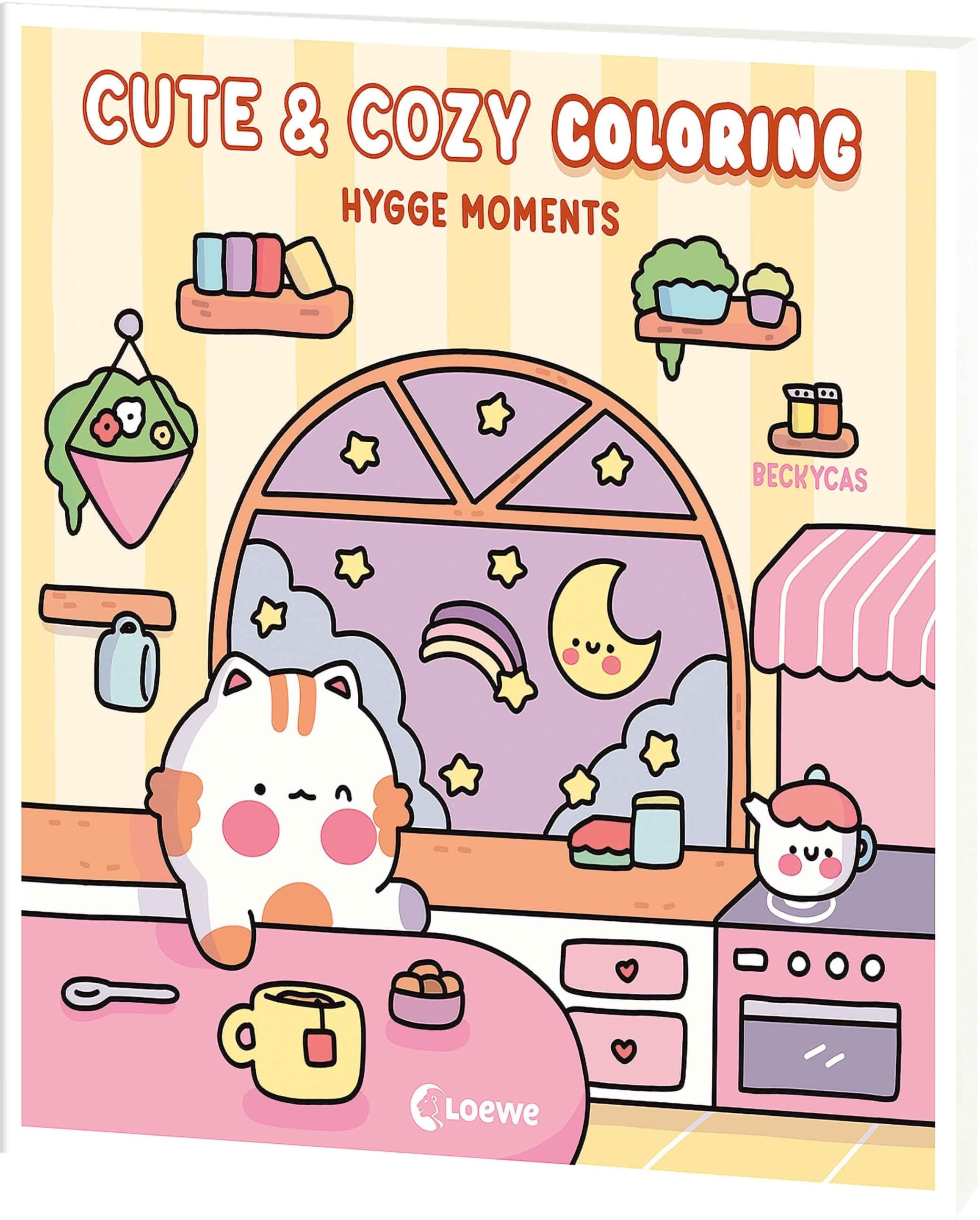 Cute & Cozy Coloring - Hygge Moments Parents & Children