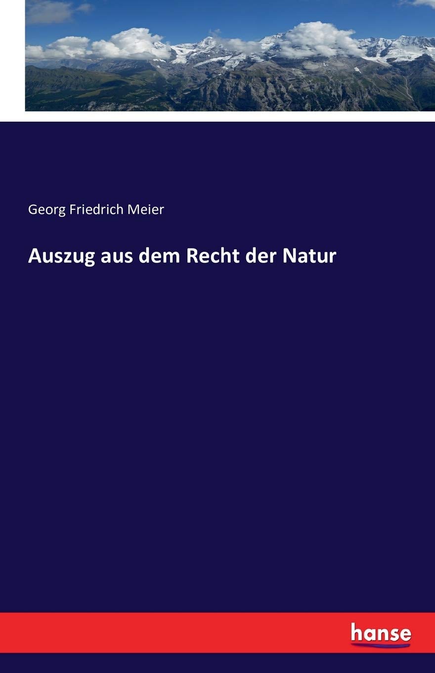 Auszug aus dem Recht der Natur Business & Technology