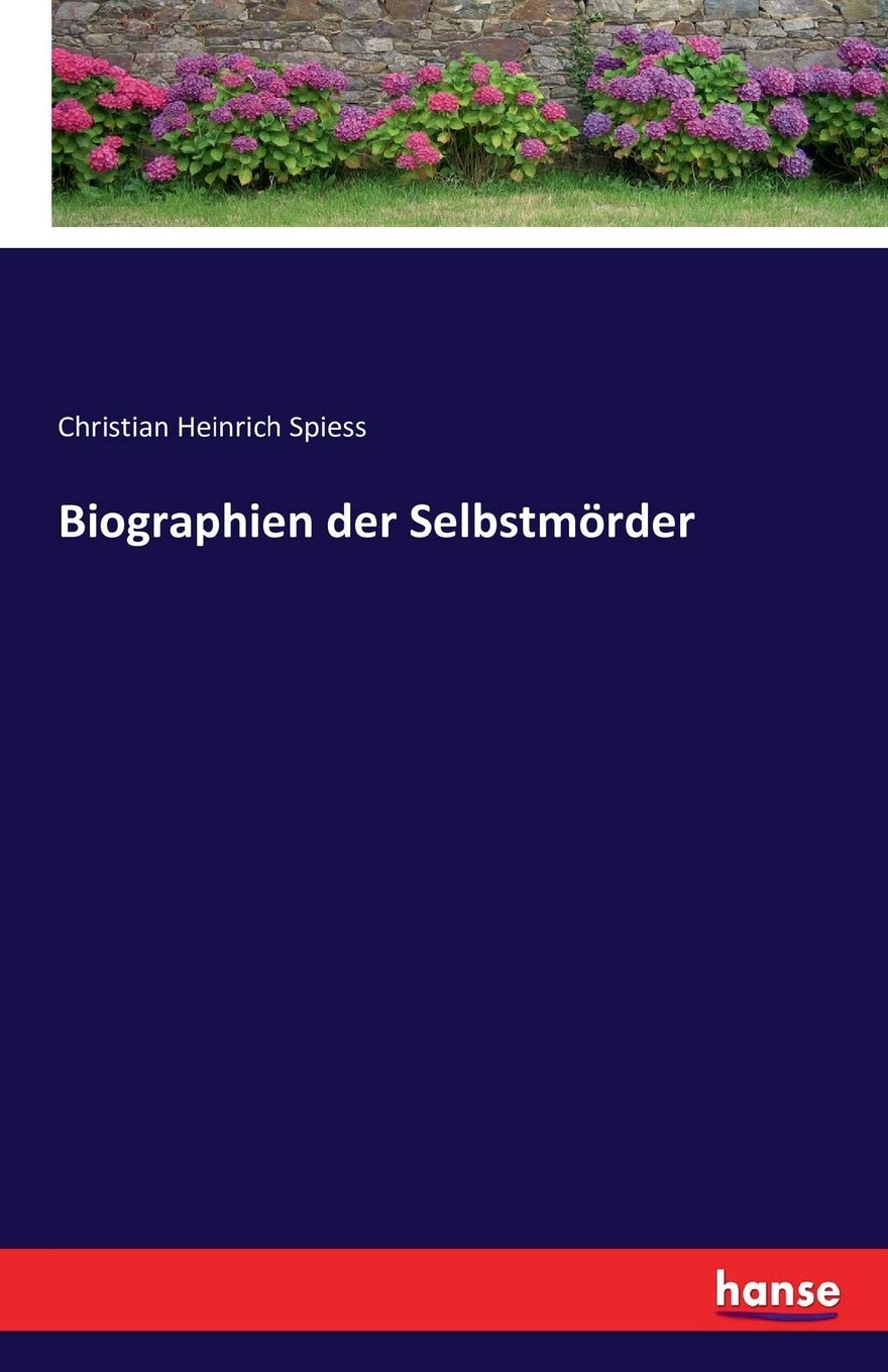 Biographien der Selbstmörder Personalities