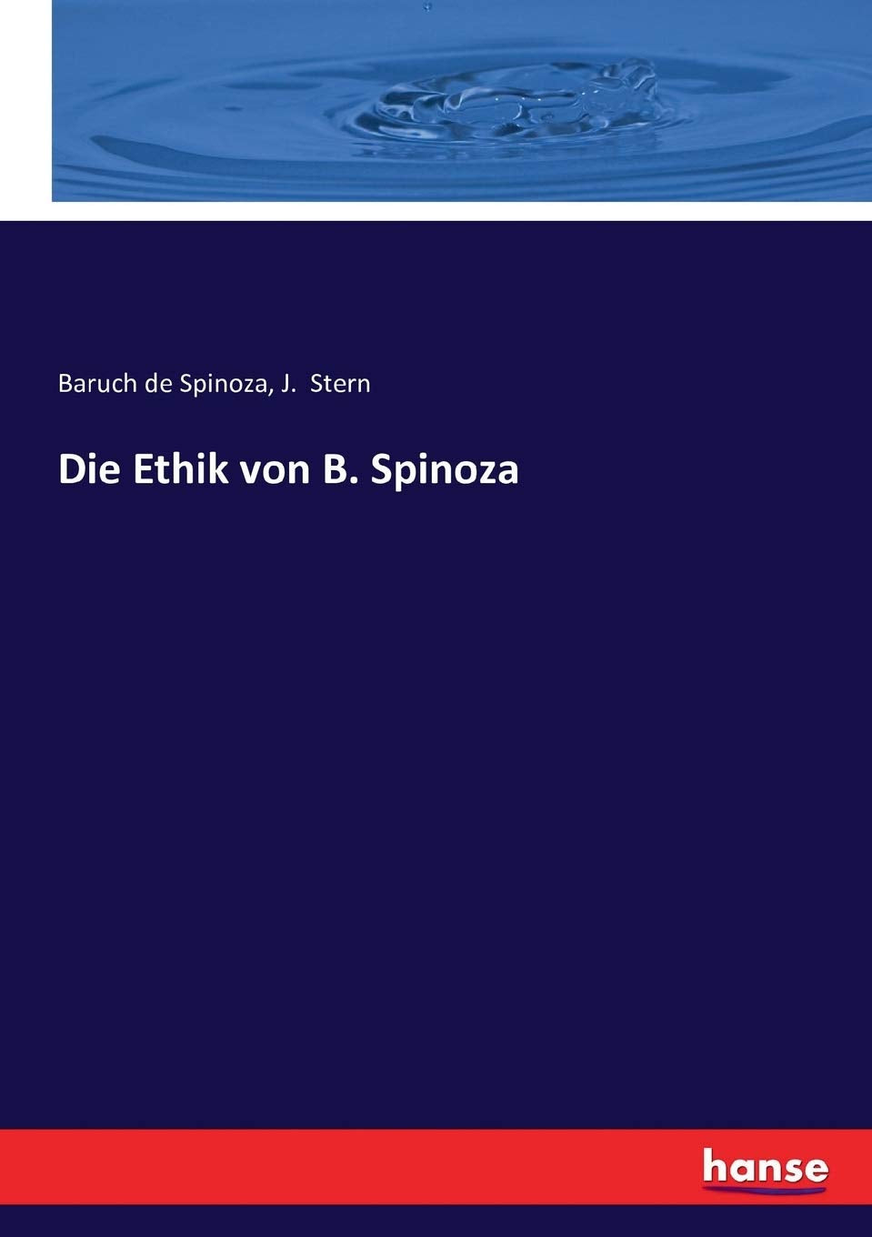 Die Ethik von B. Spinoza Books