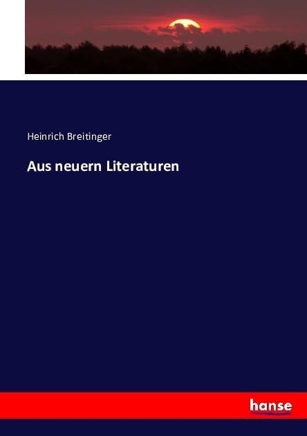 Aus neuern Literaturen Books