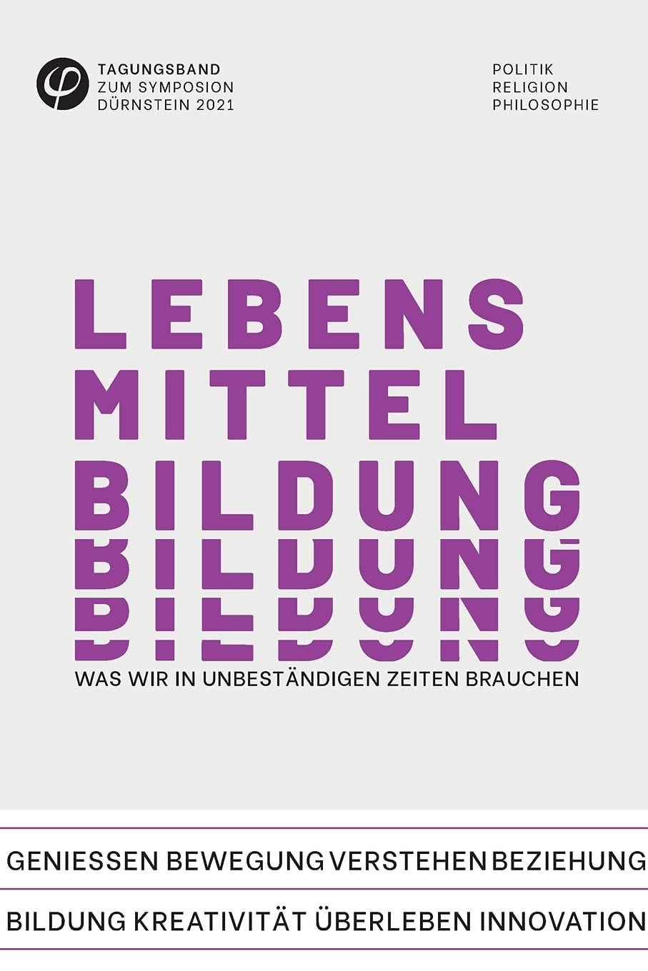 Tagungsband zum Symposion Dürnstein 2021 Philosophy