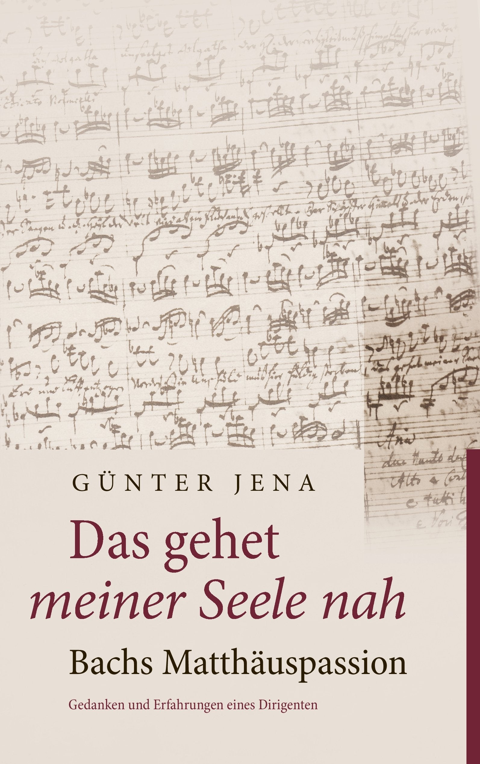 Das gehet meiner Seele nah - Bachs Matthäuspassion book