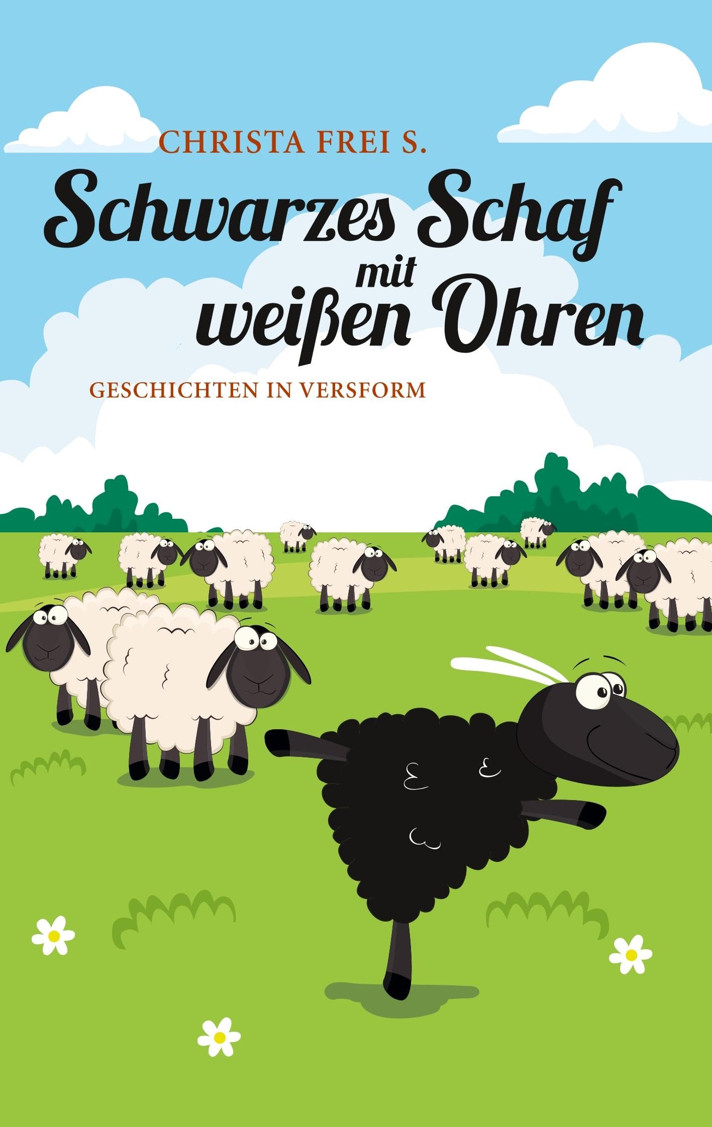 Schwarzes Schaf mit weißen Ohren book
