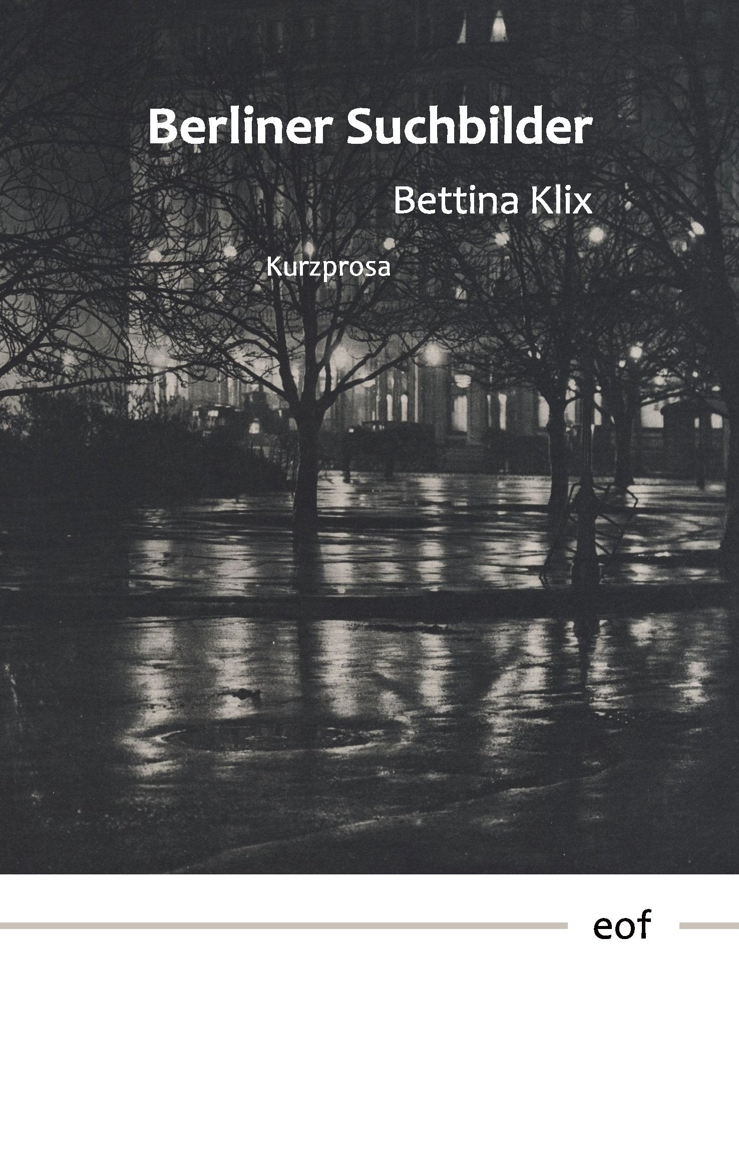 Berliner Suchbilder: Kurzprosa (edition offenes feld) Essays & Short Stories