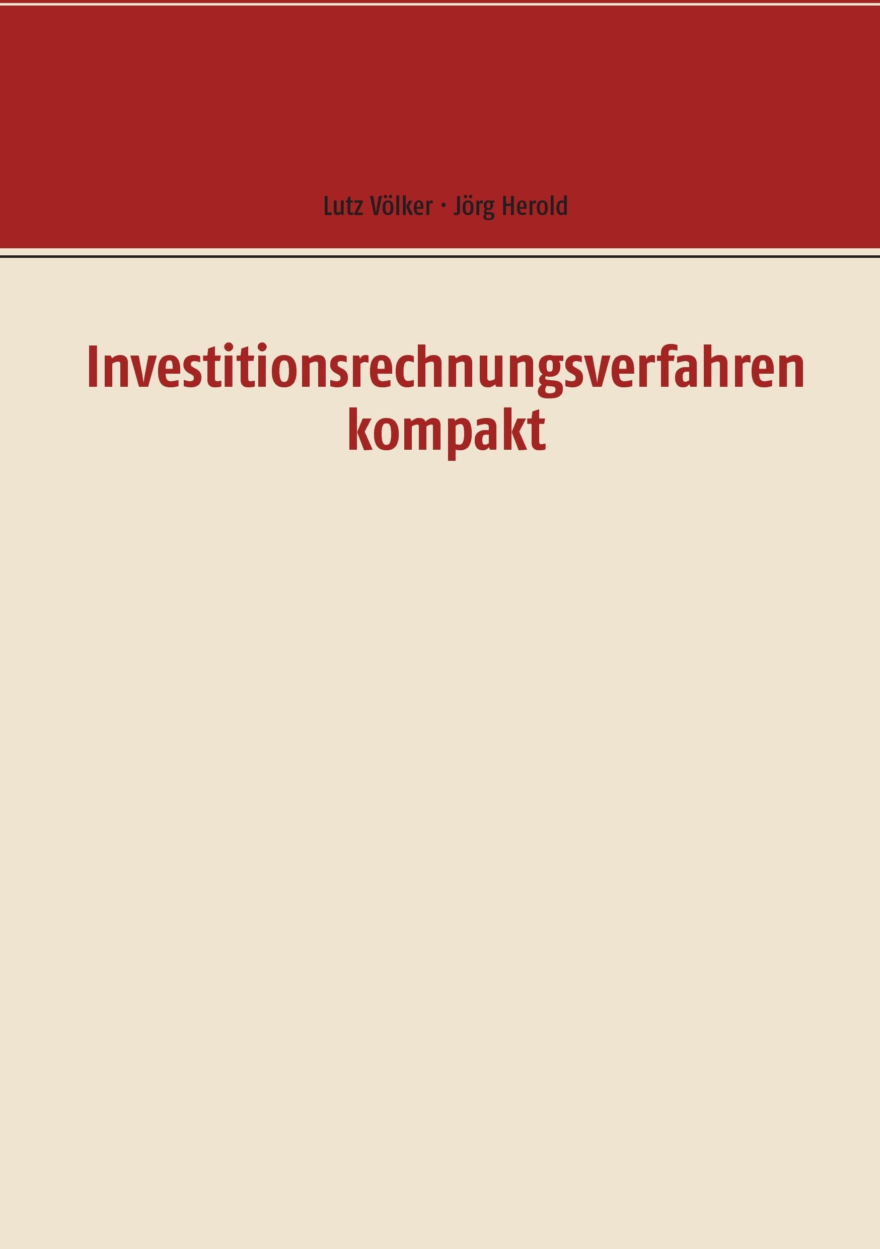 Investitionsrechnungsverfahren kompakt Law
