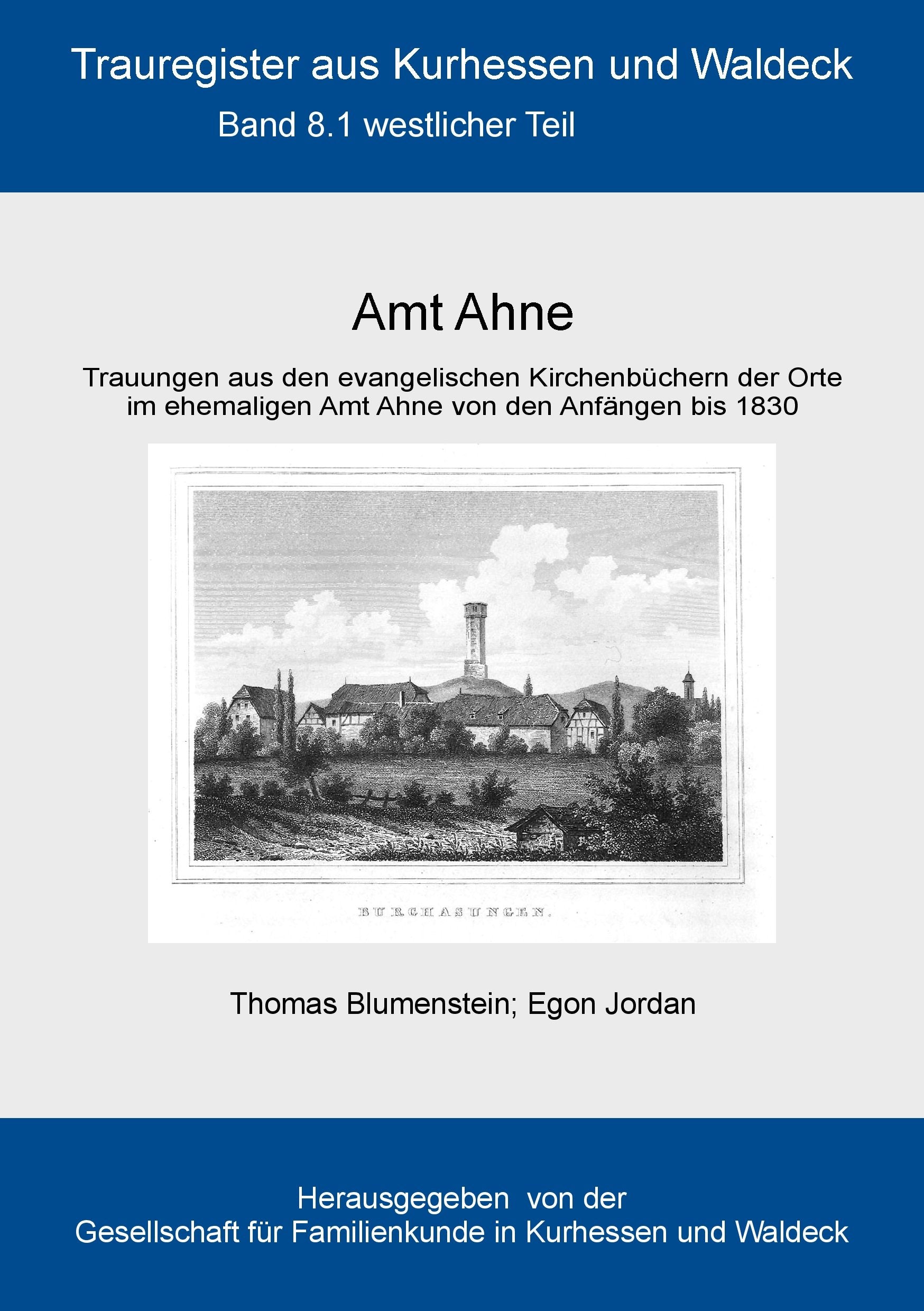 Amt Ahne: Teil 1: Westlicher Teil (Trauregister aus Kurhessen und Waldeck) Hobbies & Crafts