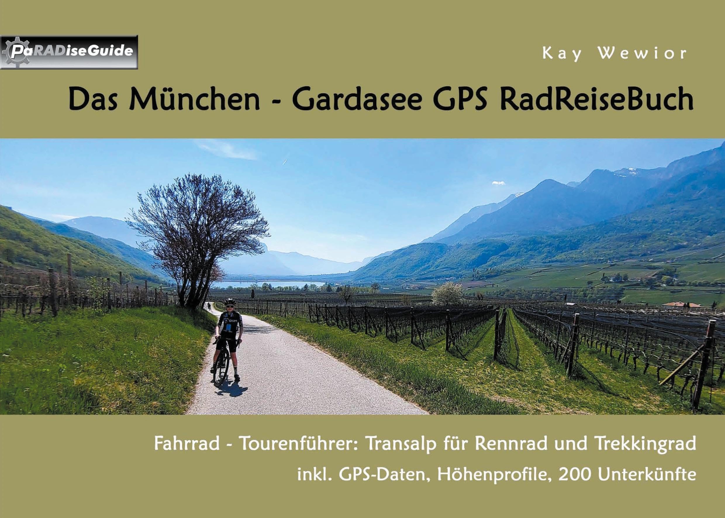 Das München - Gardasee GPS RadReiseBuch Leisure, Home & Garden
