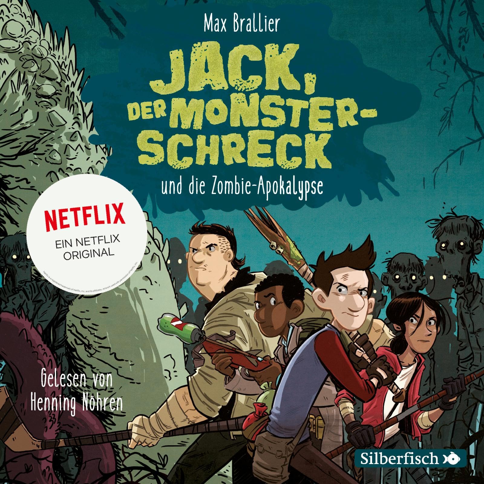 Jack, der Monsterschreck 1: Jack, der Monsterschreck, und die Zombie-Apokalypse: Ein Netflix-Original: 2 CDs (1) Horror & Mystery