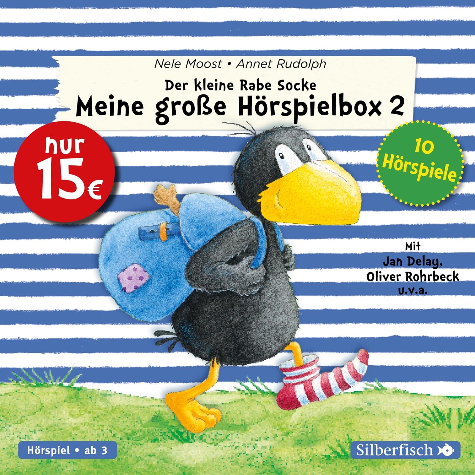 Der kleine Rabe Socke – Meine große Hörspielbox 2 (Der kleine Rabe Socke): Alles verschenkt!, Alles Winter!, Alles gebacken!, Alles taut! / Alles ... Alles verbummelt!, Alles besser!: 3 CDs Non-fiction