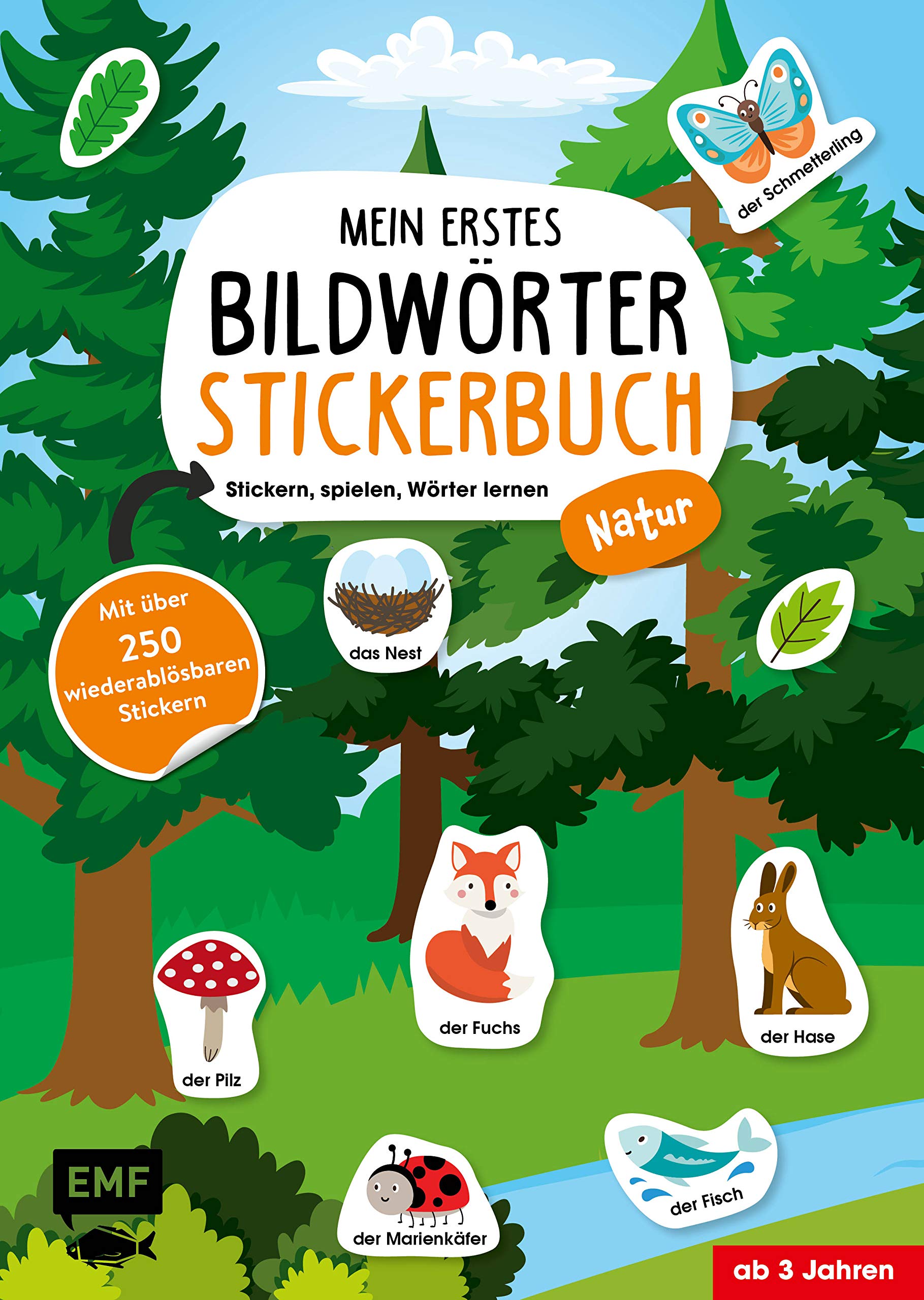 Mein erstes Bildwörter-Stickerbuch - Natur book
