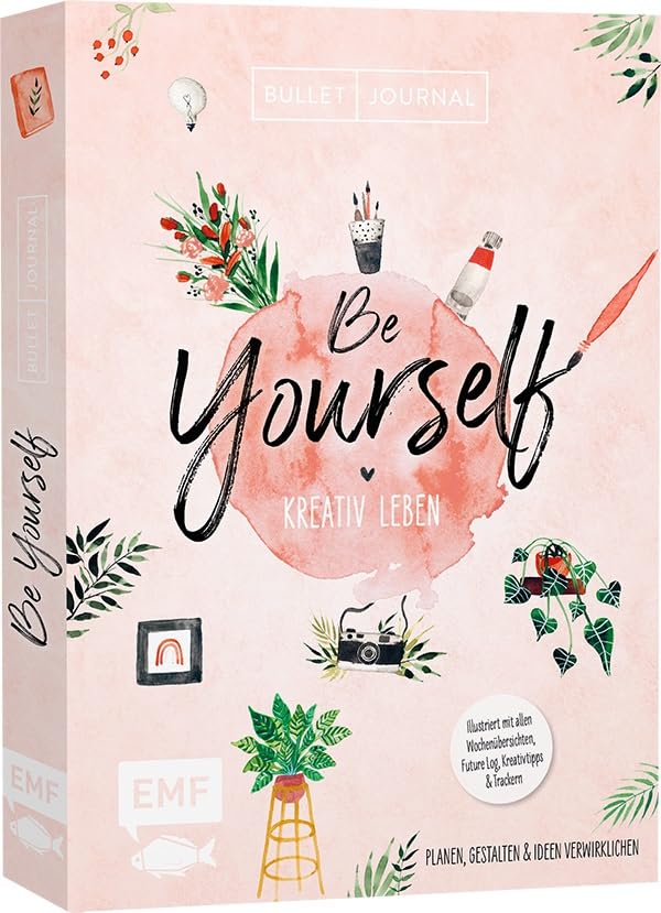 Bullet Journal – Be Yourself – kreativ leben: Digitale Auszeiten planen und gestalten, Ideen verwirklichen – Illustriert mit allen Wochenübersichten, Future Log, Kreativtipps und Trackern Film, Art & Culture