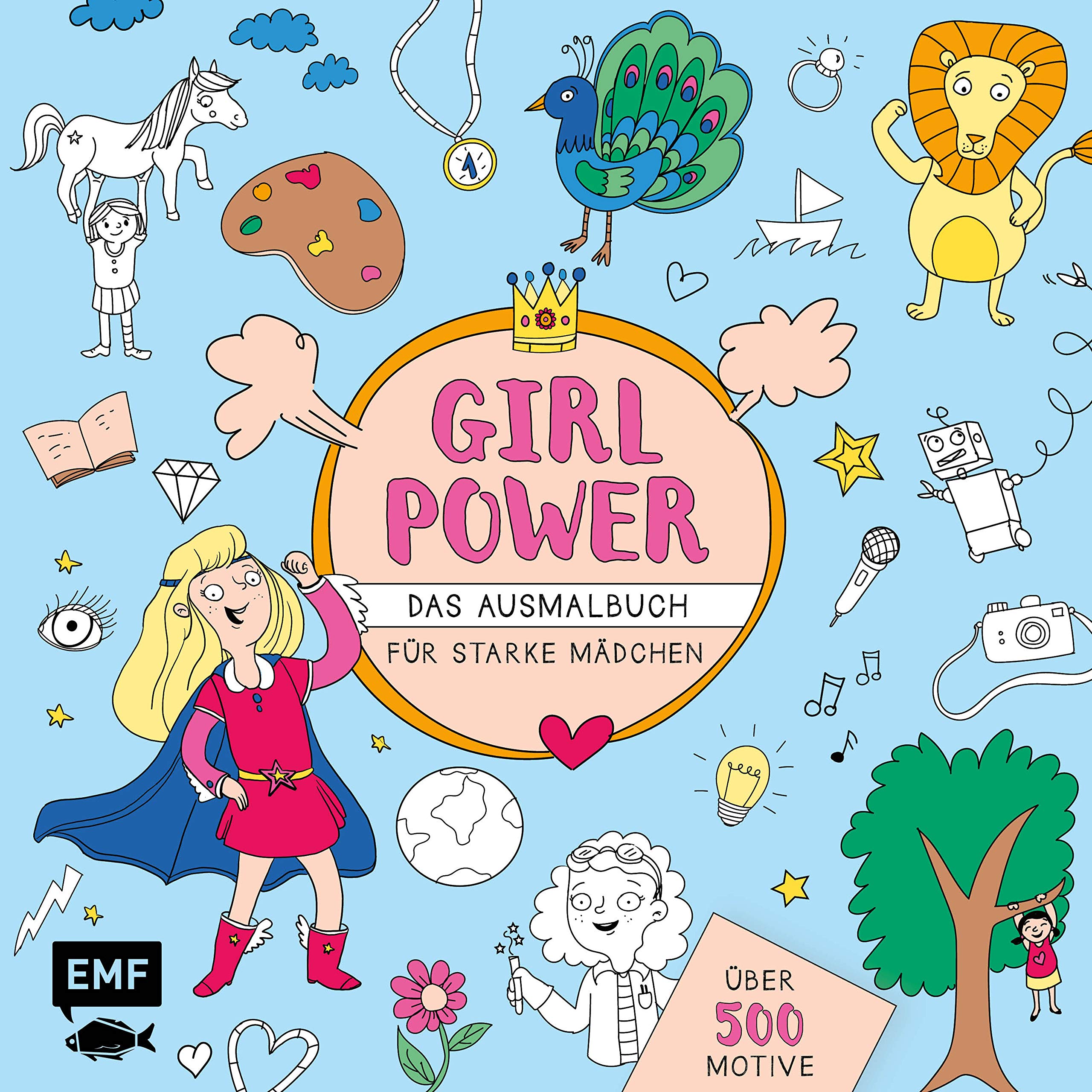 Girlpower - Das Ausmalbuch für starke Mädchen Hobbies & Crafts