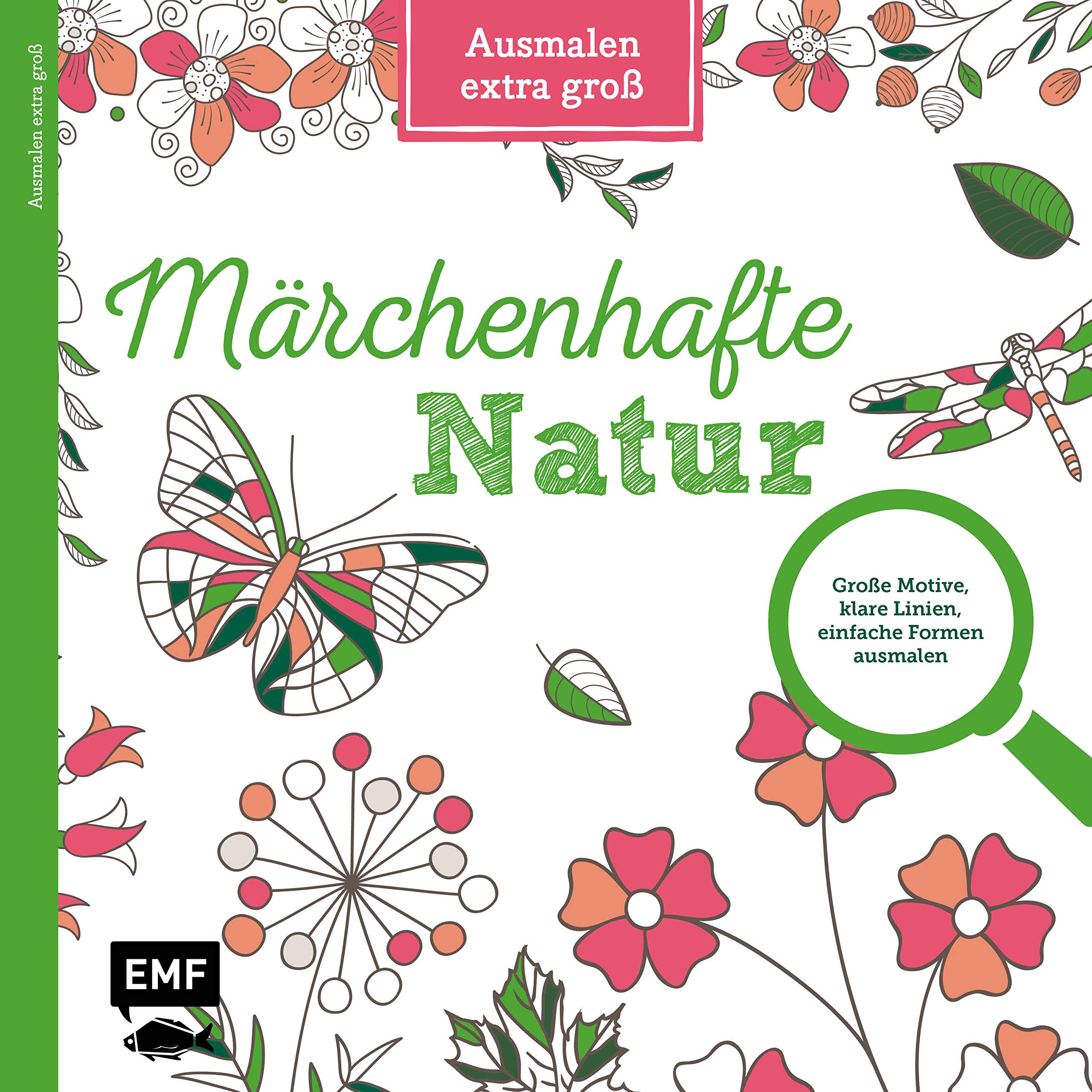 Ausmalen extra groß – Märchenhafte Natur: Große Motive, klare Linien, einfache Formen ausmalen – Perfekt geeignet für Senioren und das Training der motorischen und kognitiven Fähigkeiten Hobbies & Crafts