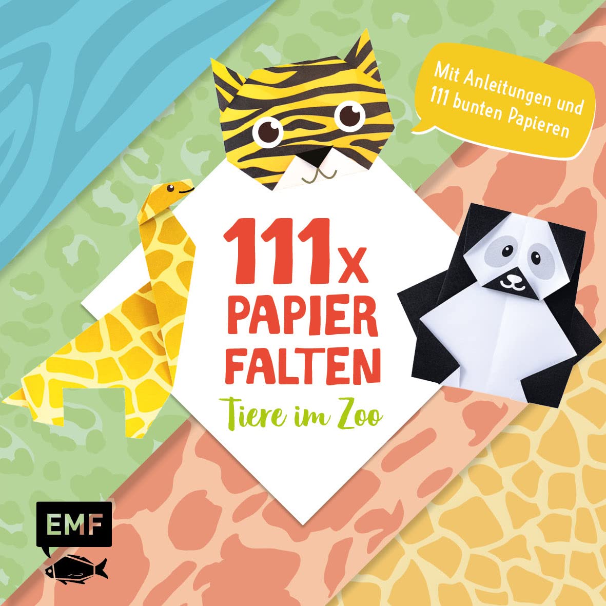 111 x Papierfalten - Tiere im Zoo Hobbies & Crafts