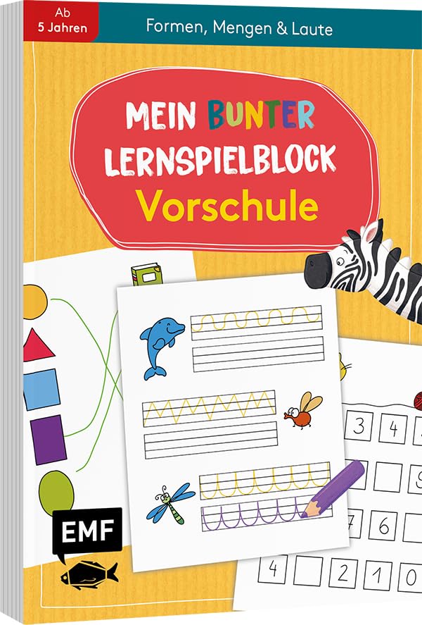 Mein bunter Lernspielblock - Vorschule: Formen, Mengen und Laute book