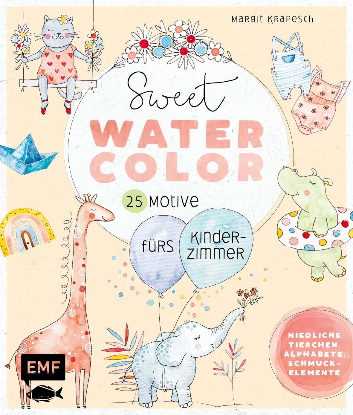 Sweet Watercolor – 25 Motive fürs Kinderzimmer malen Hobbies & Crafts