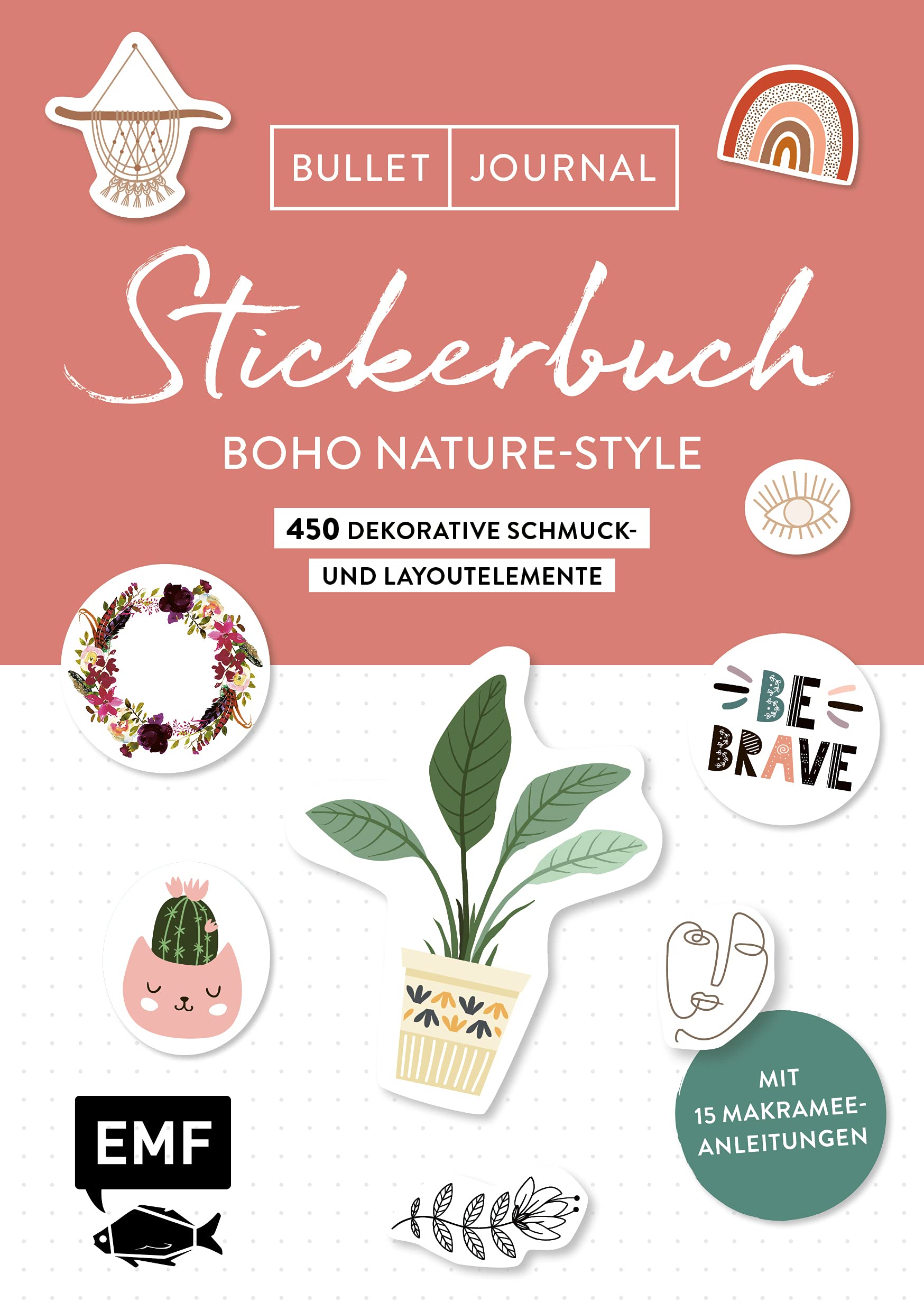 Product Image: Bullet Journal Stickerbuch - Boho Nature-Style