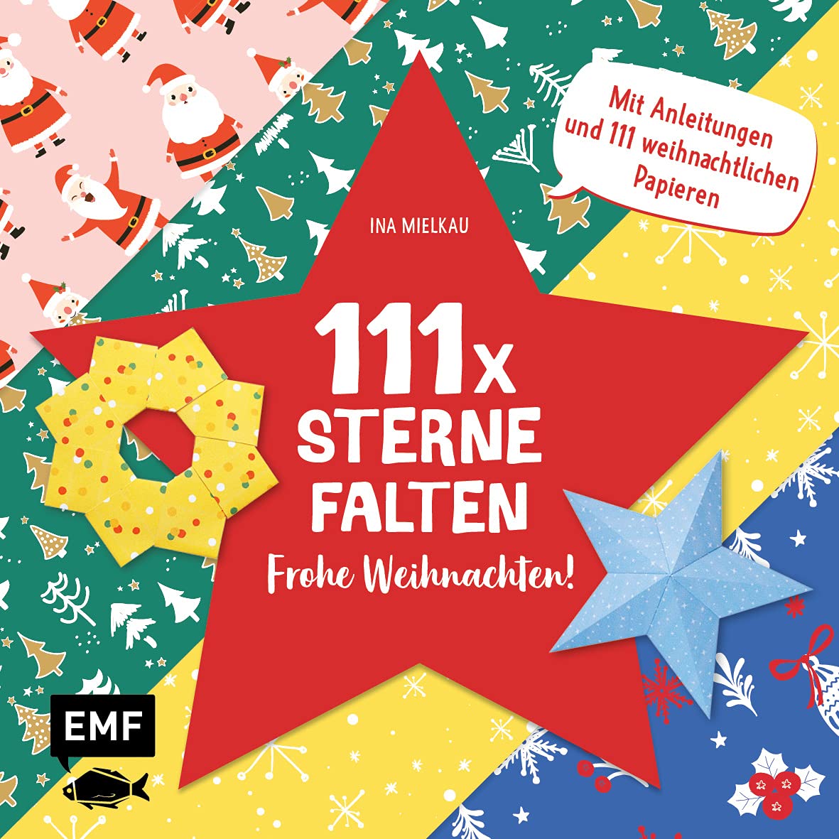 111 x Sterne falten – Frohe Weihnachten!: Bastelblock mit Anleitungen und 111 weihnachtlichen Papieren zum Sofort-Loslegen – Für Kinder ab 5 Jahren Hobbies & Crafts