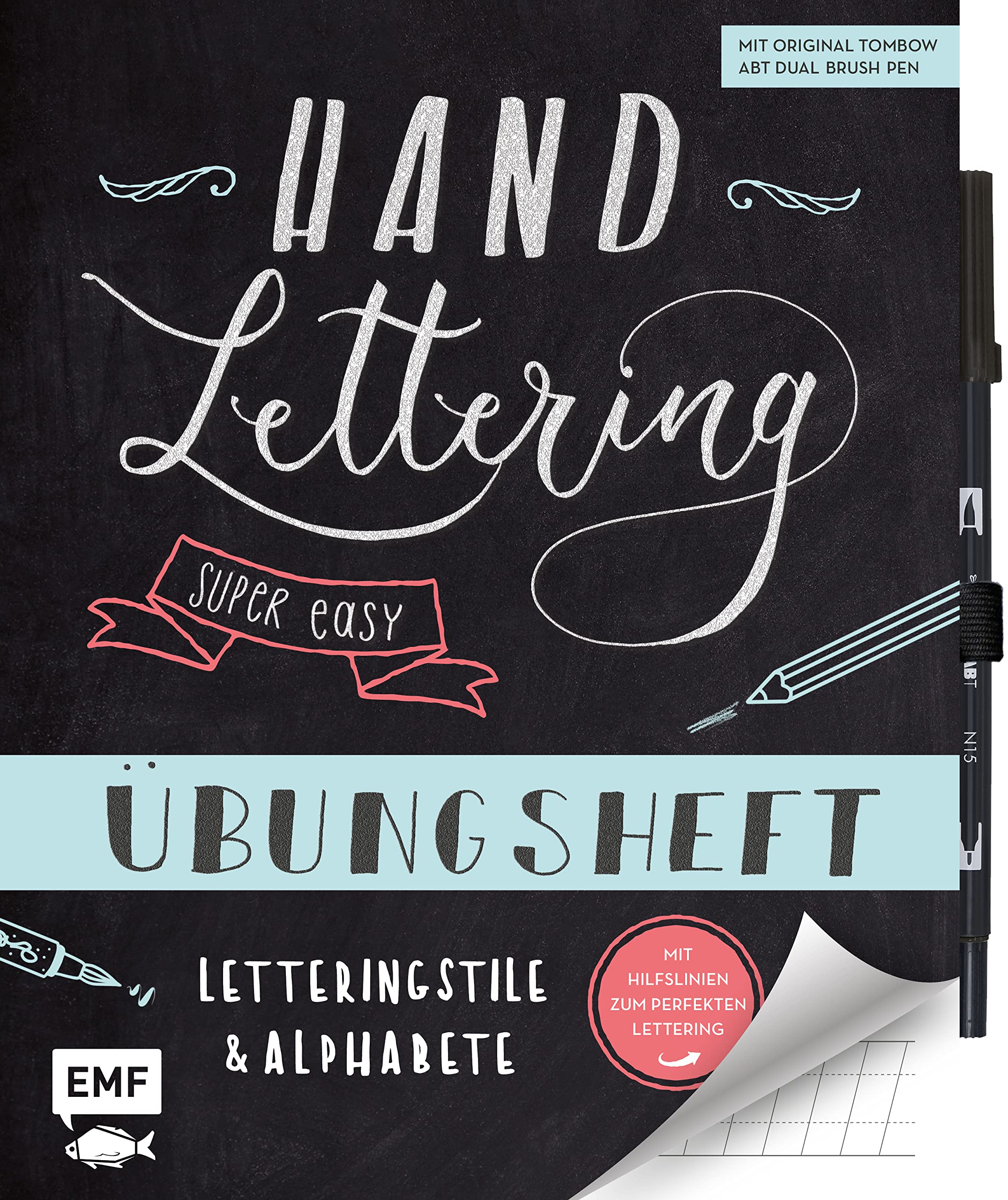 Handlettering – Super easy! Übungsheft mit original Tombow ABT Dual Brush Pen: Letteringstile und Alphabete – Mit Hilfslinien zum perfekten Lettering Film, Art & Culture