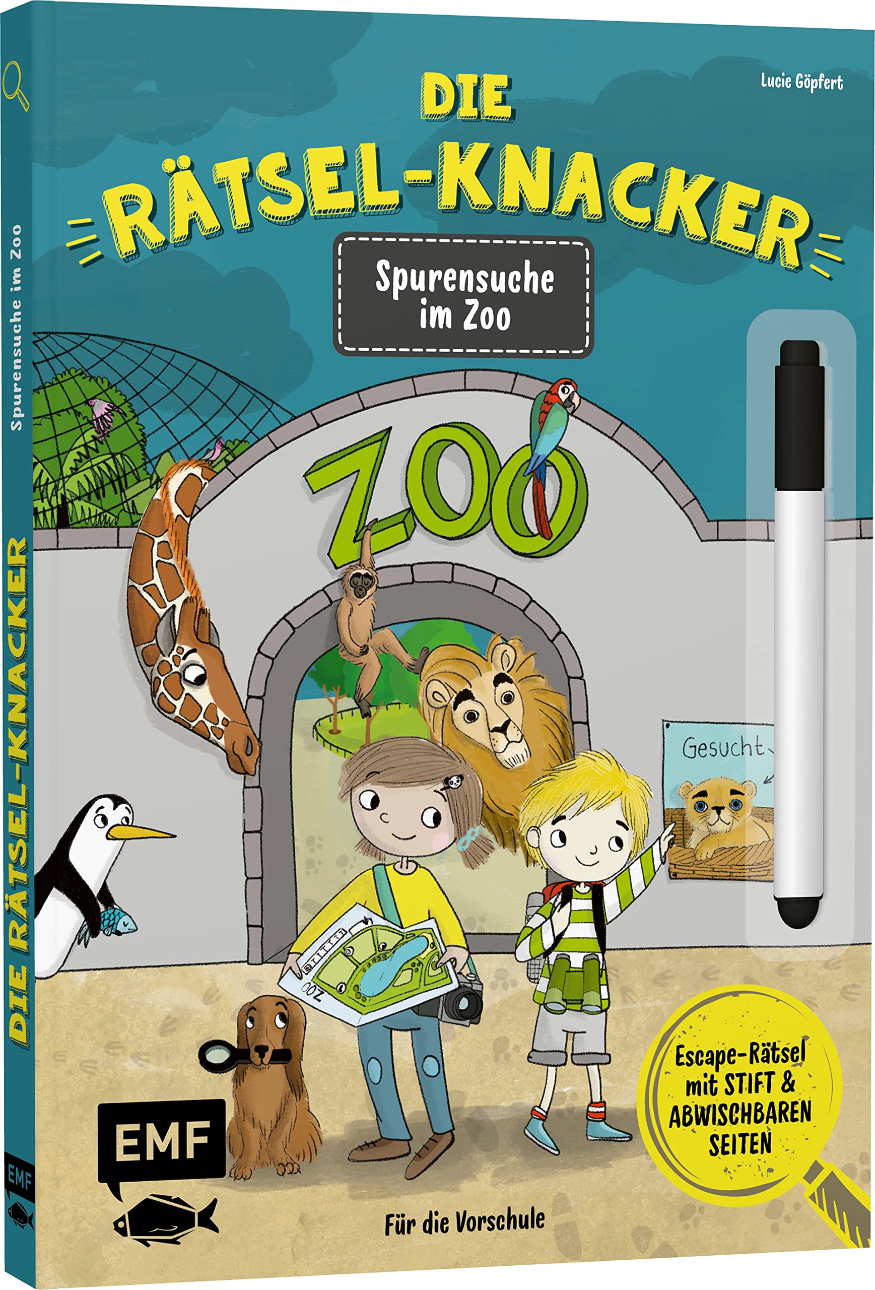 Die Rätsel-Knacker - Spurensuche im Zoo (Buch mit abwischbarem Stift) Leisure & Fun