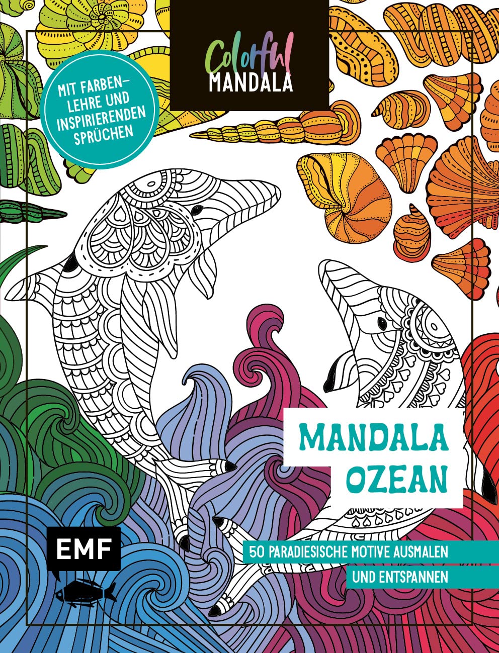 Colorful Mandala - Mandala - Ozean Hobbies & Crafts Books