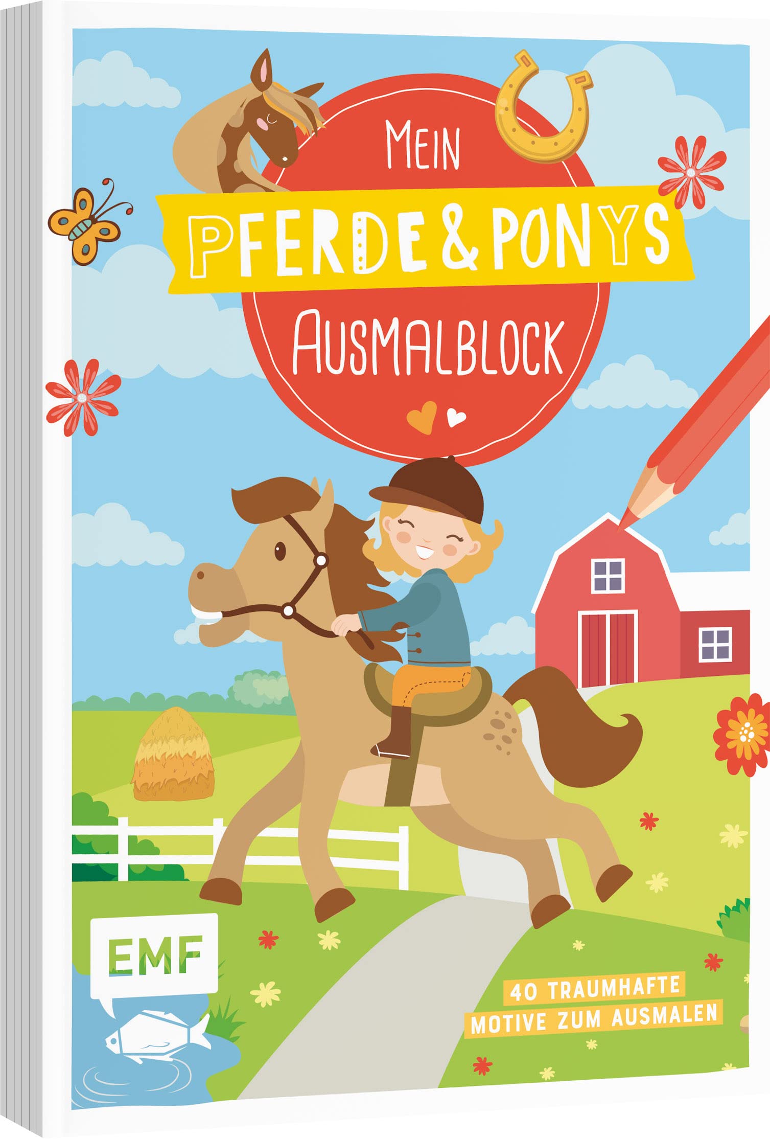 Mein Pferde & Ponys-Ausmalblock Tiptoi & Games