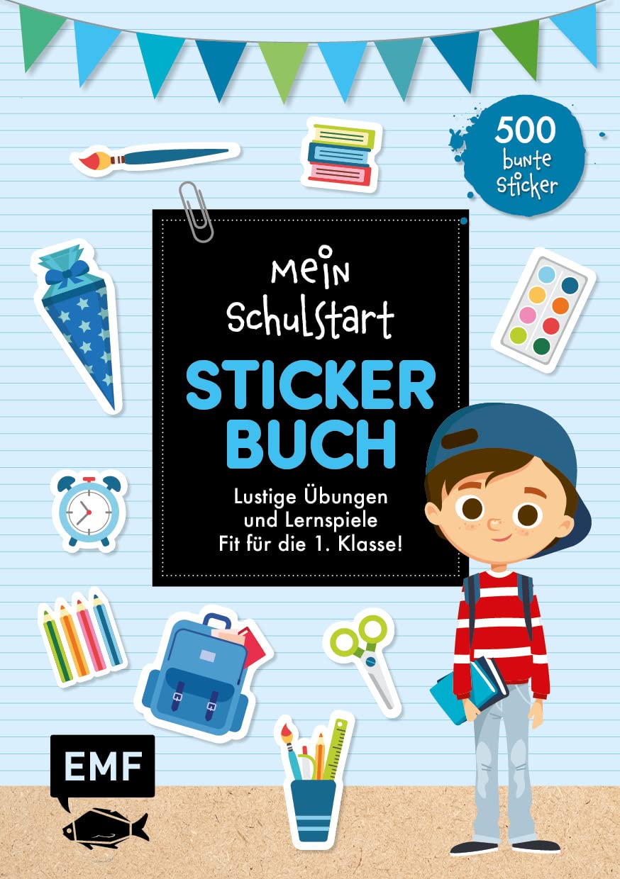 Product Image: Mein Schulstart Stickerbuch (blau)
