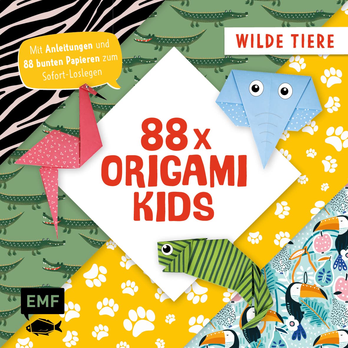 88 x Origami Kids - Wilde Tiere Hobbies & Crafts