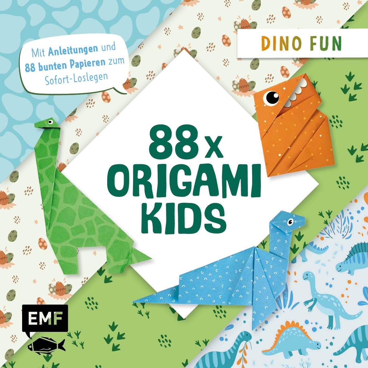 88 x Origami Kids - Dino Fun Hobbies & Crafts