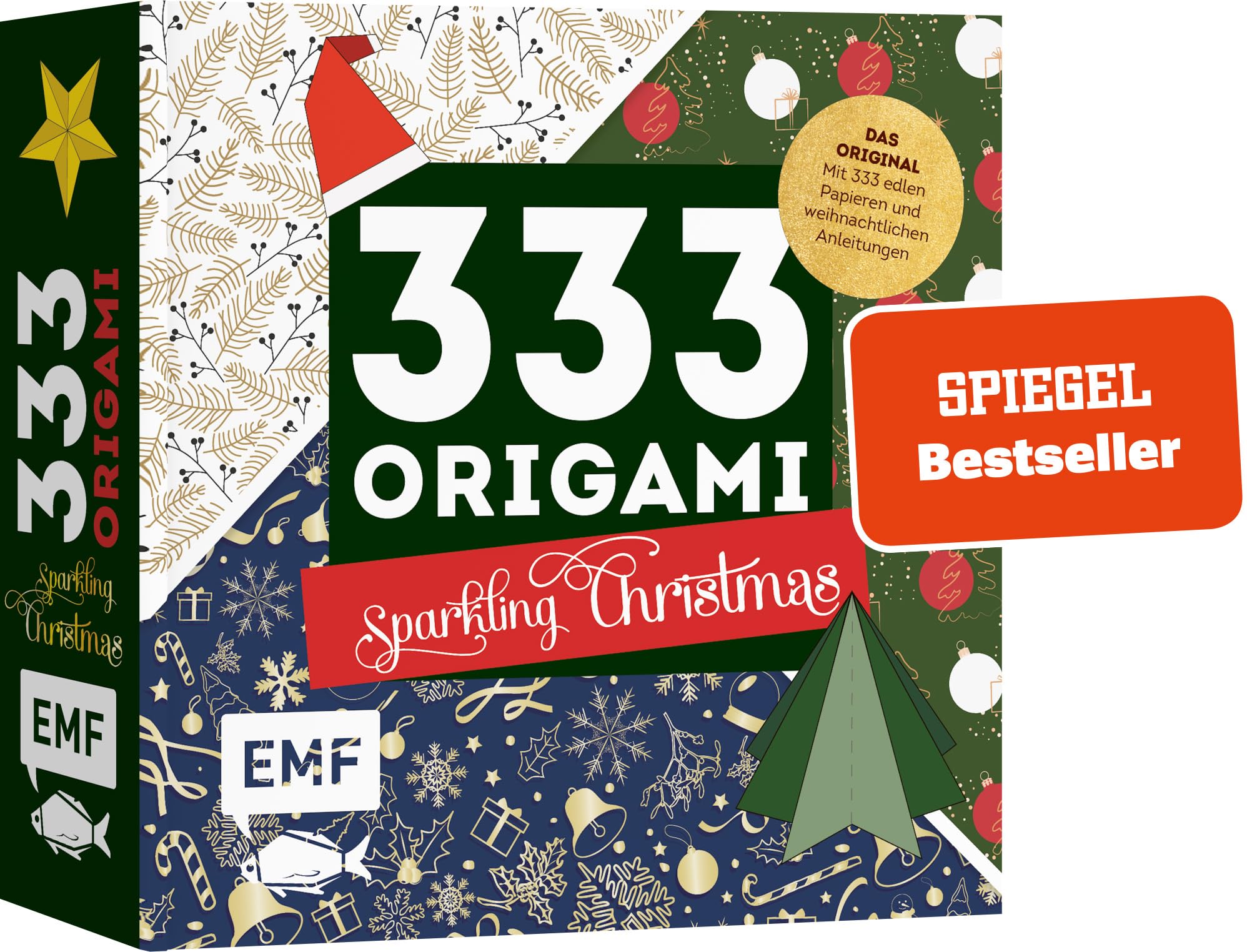 333 Origami - Sparkling Christmas Hobbies & Crafts Books
