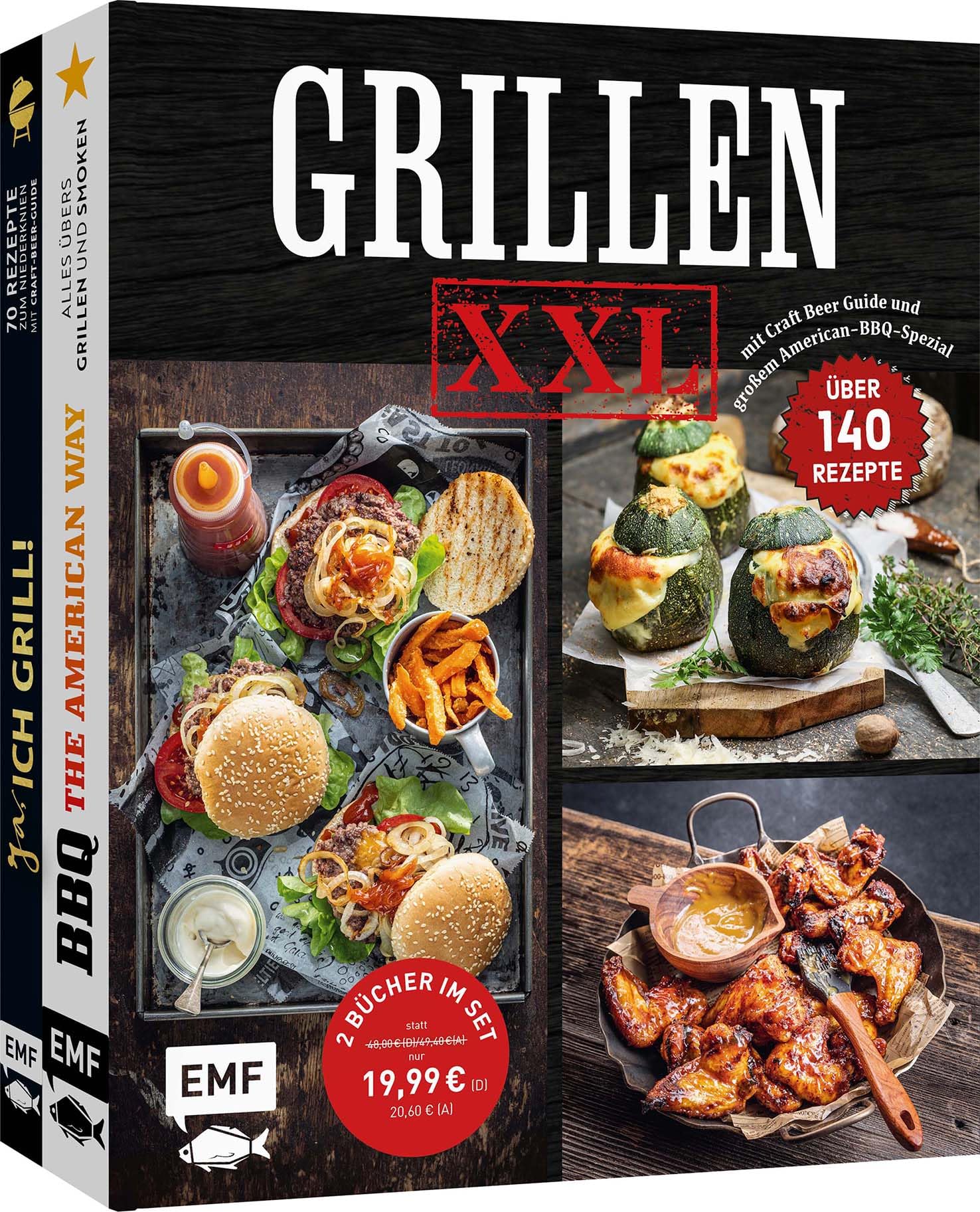 Grillen XXL - Doppelt stark: 2 Grill-Bücher im Set Leisure, Home & Garden