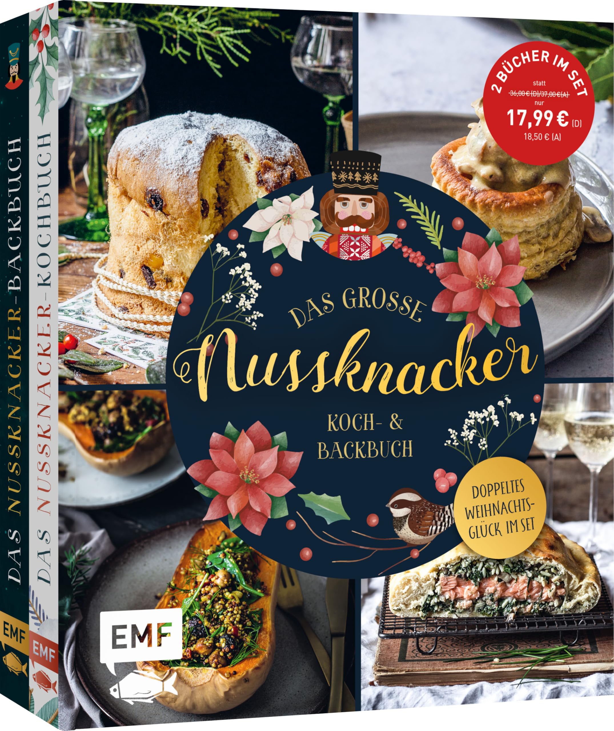 Das große Nussknacker Koch- und Backbuch - Doppeltes Weihnachtsglück im Set Leisure, Home & Garden