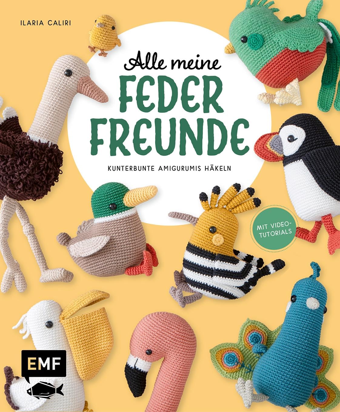 Alle meine Federfreunde: Kunterbunte Amigurumis häkeln | Flamingo, Pfau, Papageientaucher und andere süße Vögel Hobbies & Crafts