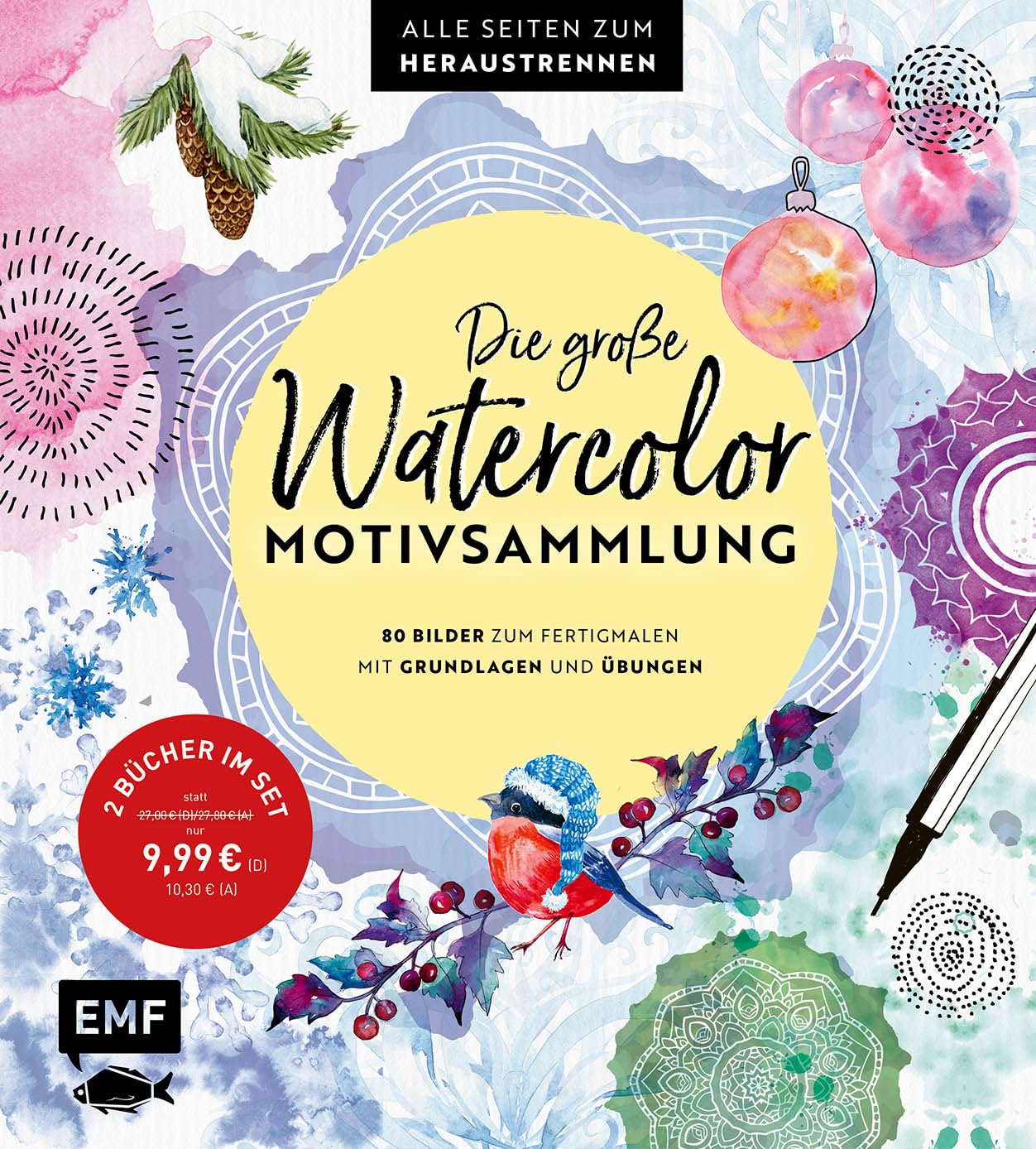 Die große Watercolor-Motivsammlung - 80 Bilder zum Fertigmalen Film, Art & Culture