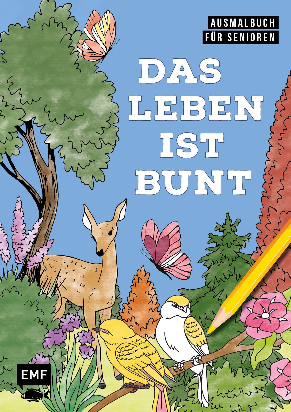 Ausmalbuch für Senioren: Das Leben ist bunt Film, Art & Culture