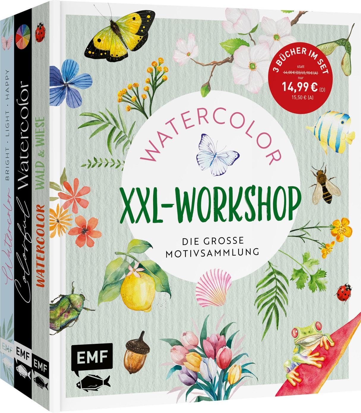 Der Watercolor-XXL-Workshop - Die große Motivsammlung Film, Art & Culture