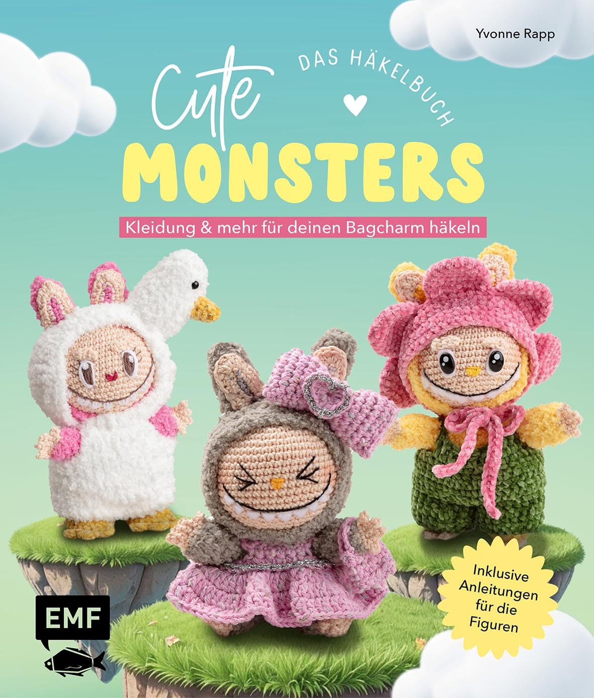 Cute Monsters - Das Häkelbuch für Labubu-Fans - inklusive Anleitungen für die Figuren! Hobbies & Crafts