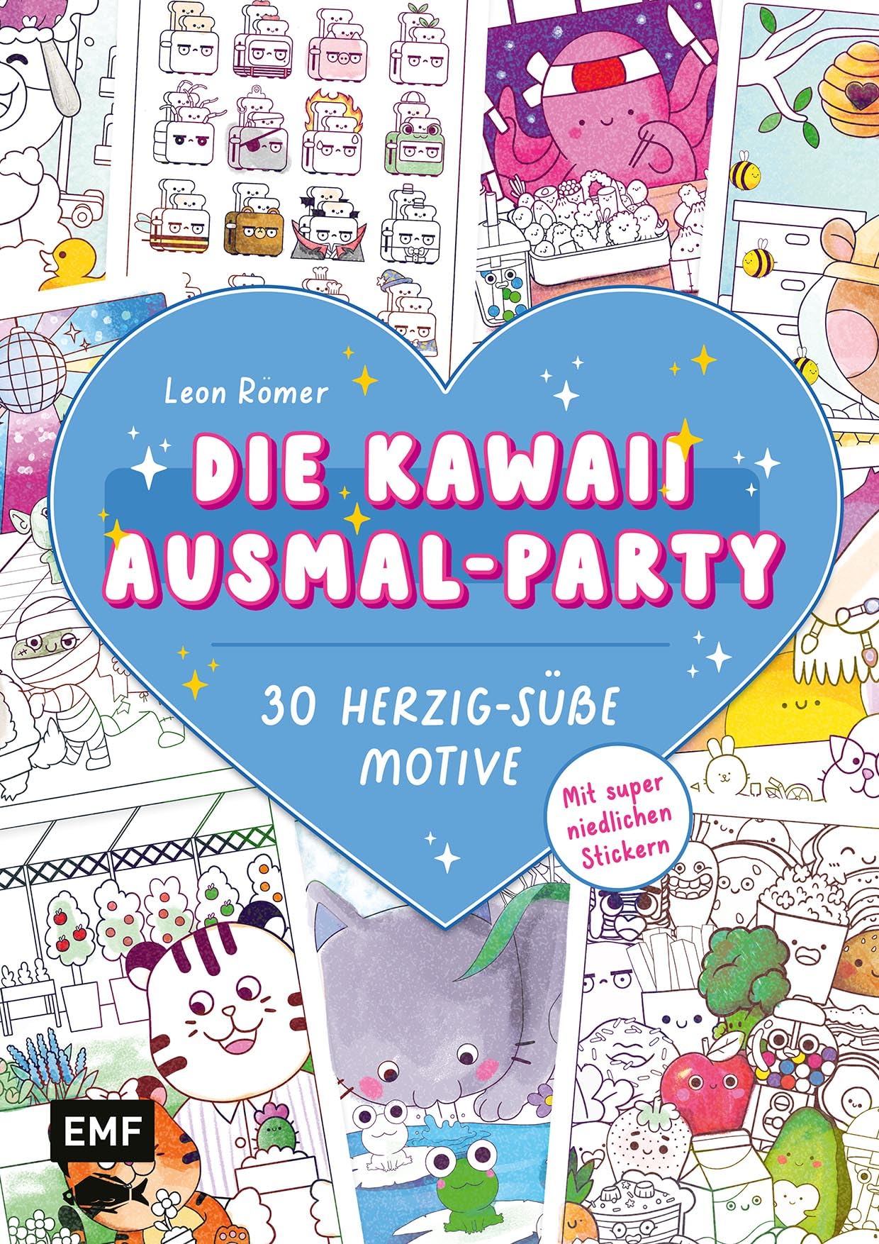 Die Kawaii-Ausmal-Party - 30 herzig-süße Motive ausmalen Film, Art & Culture