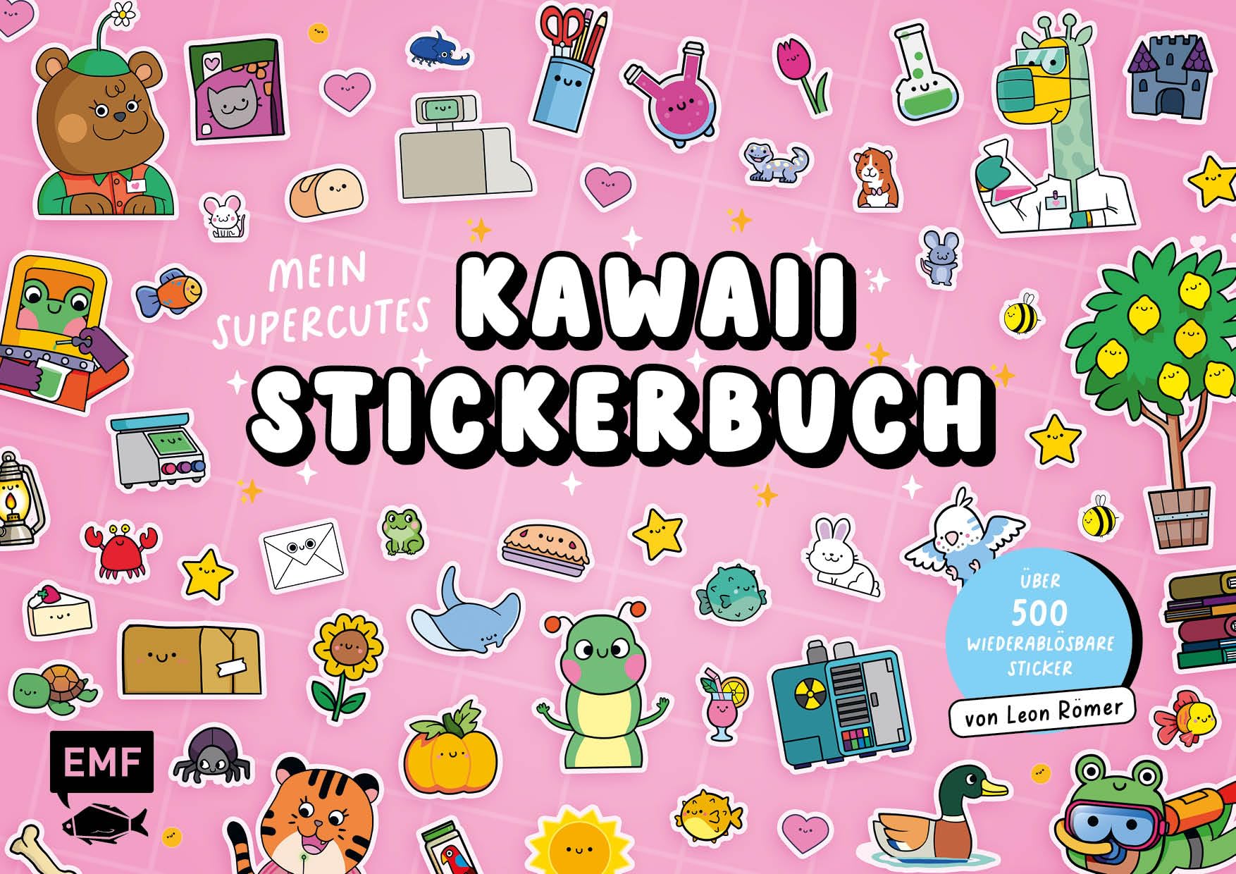 Mein supercutes Kawaii-Stickerbuch mit über 500 wiederablösbaren Stickern Manga