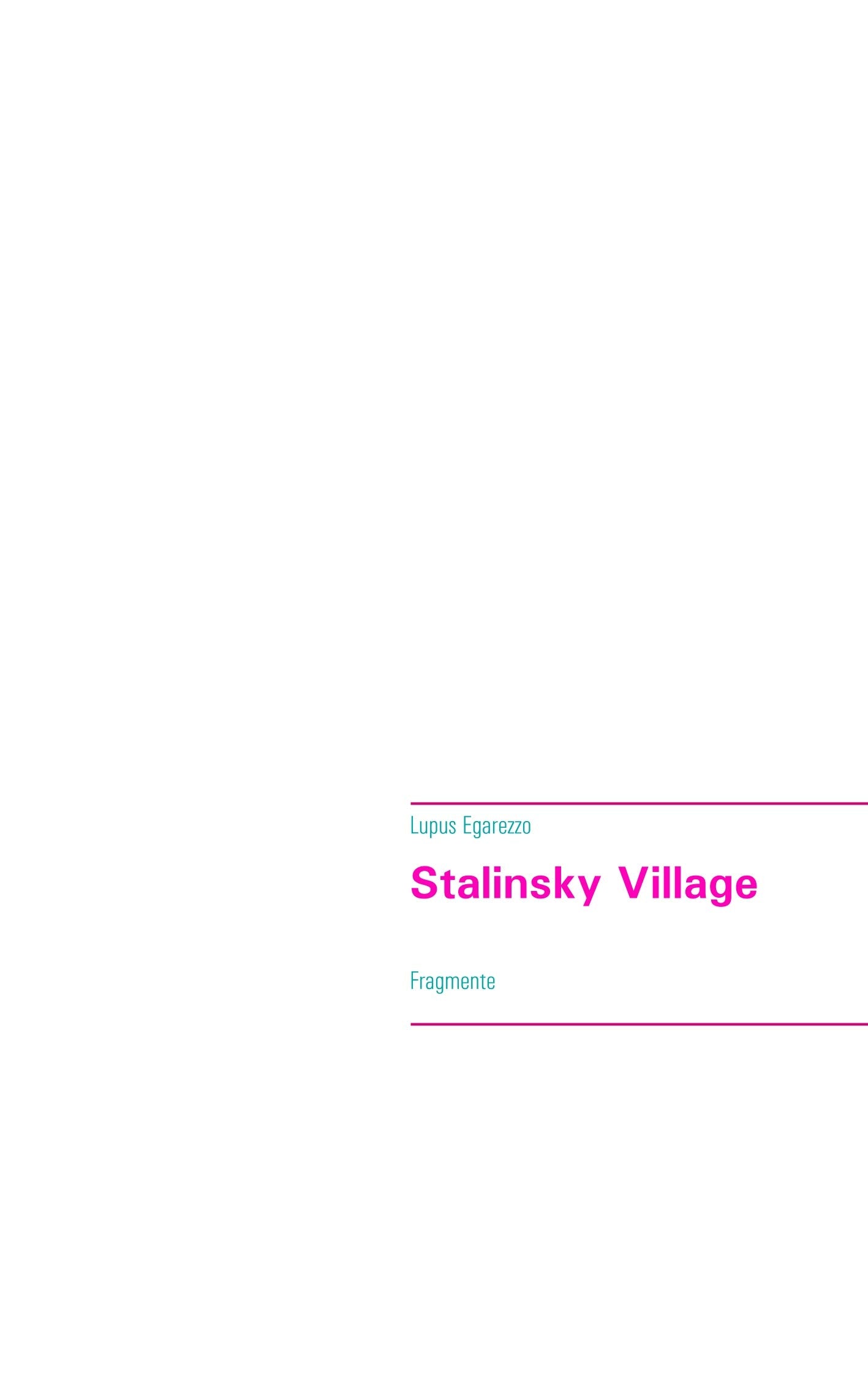 Product Image: Stalinsky Village: Fragmente