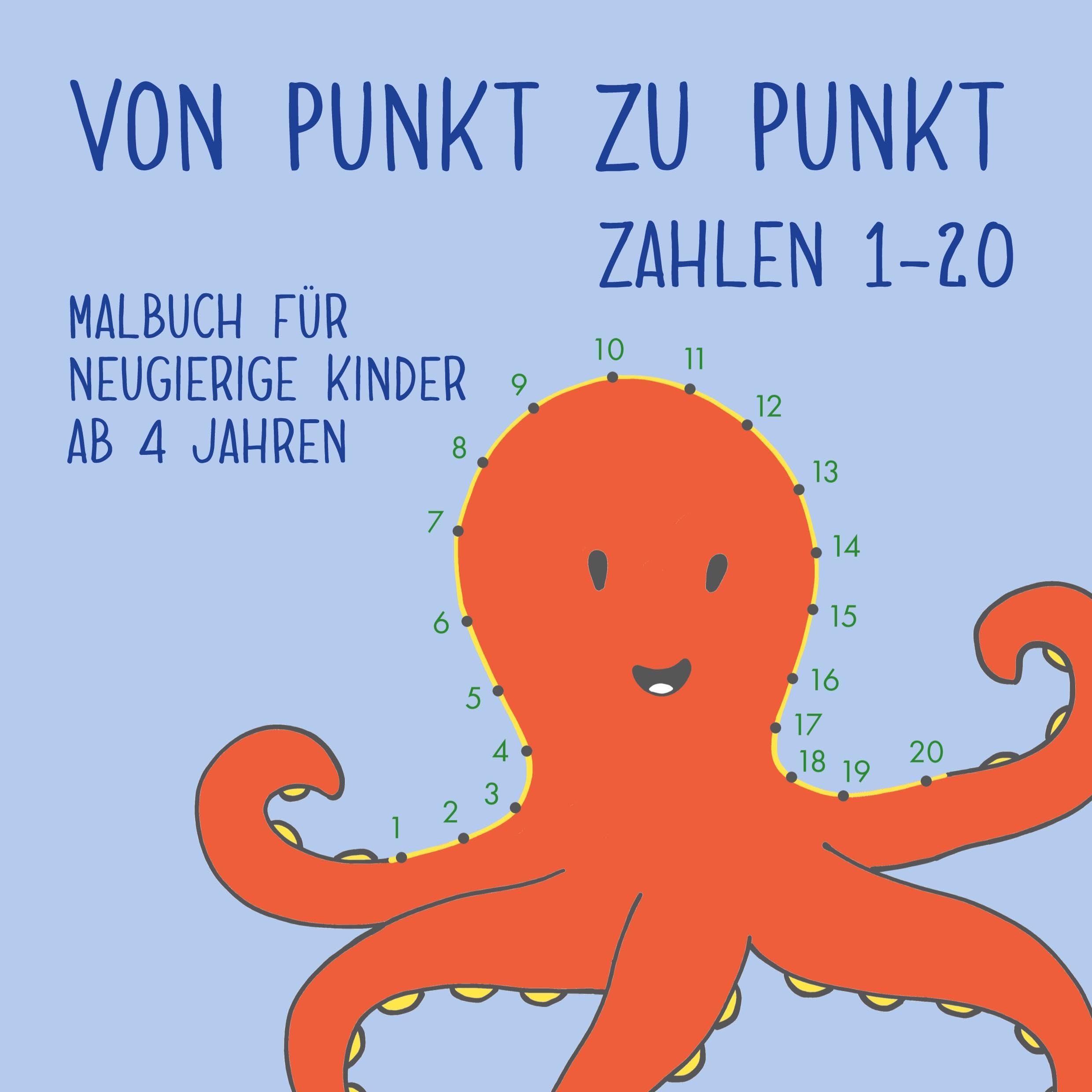Von Punkt zu Punkt - Zahlen 1-20 Children's books