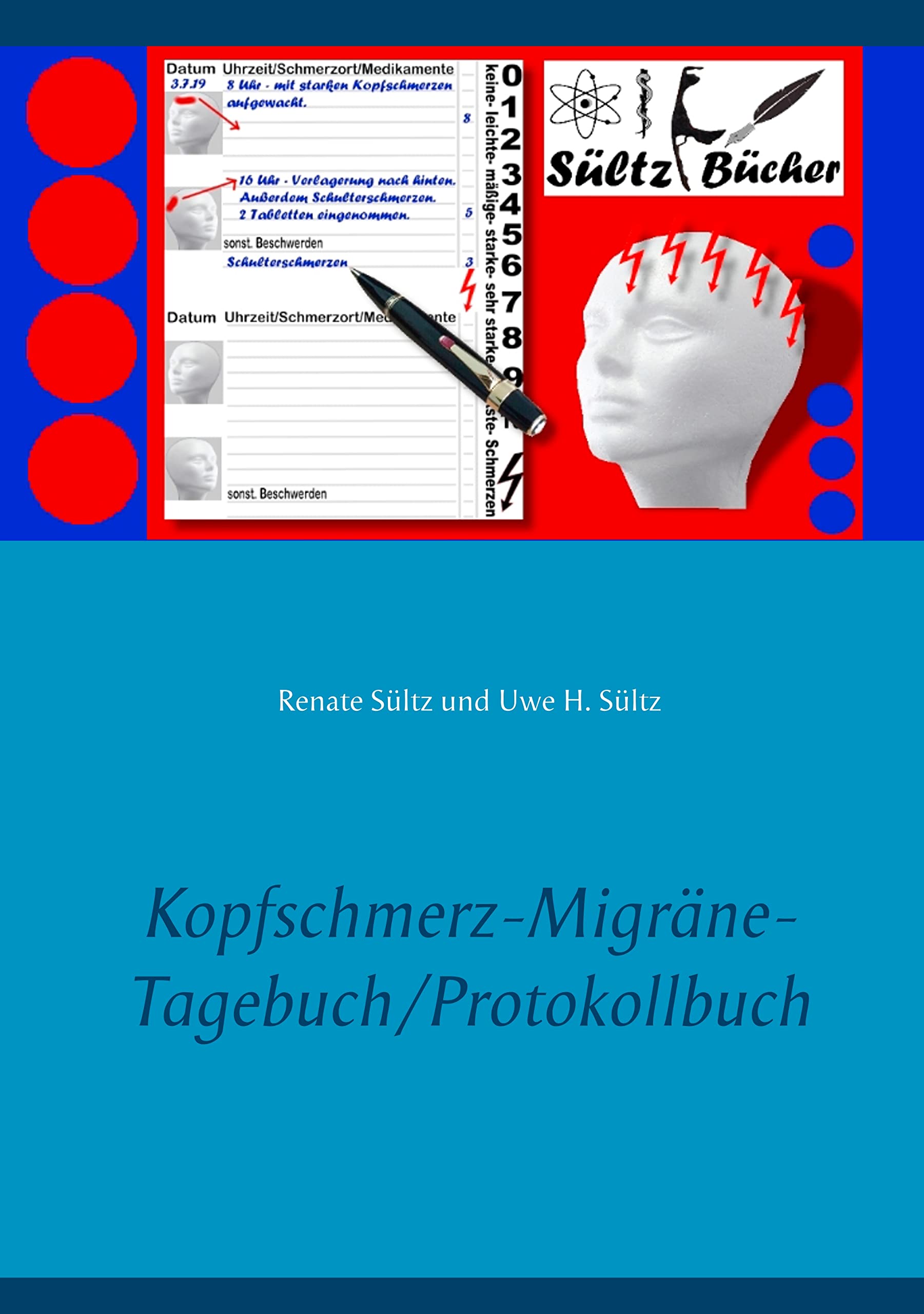 Kopfschmerz-Migräne-Tagebuch/Protokollbuch XXL Leisure, Home & Garden