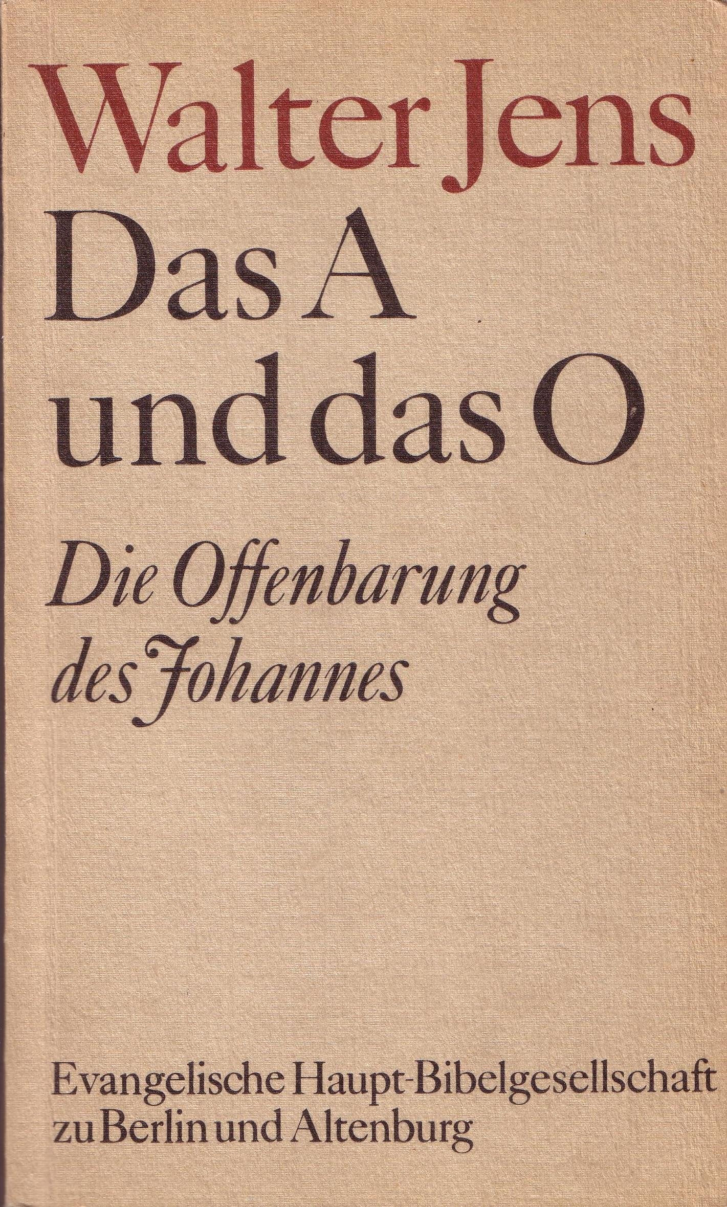 Product Image: Das A und das O