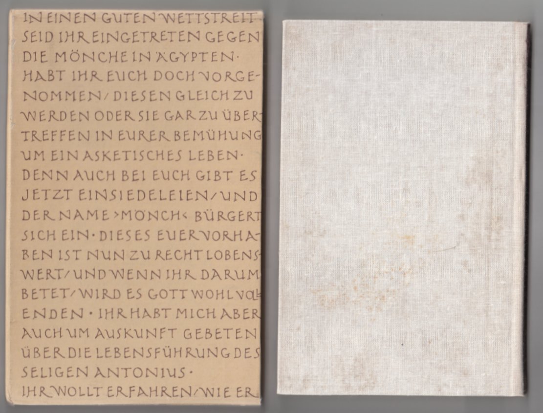 Athanasius. Vita Antonii Books