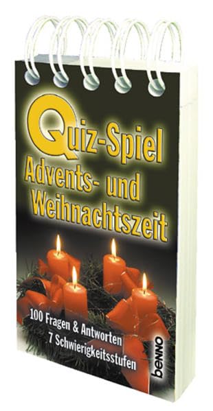 Quiz-Spiel Advents- und Weihnachtszeit: 100 Fragen & Antworten . 7 Schwierigkeitsstufen Religion & Esotericism