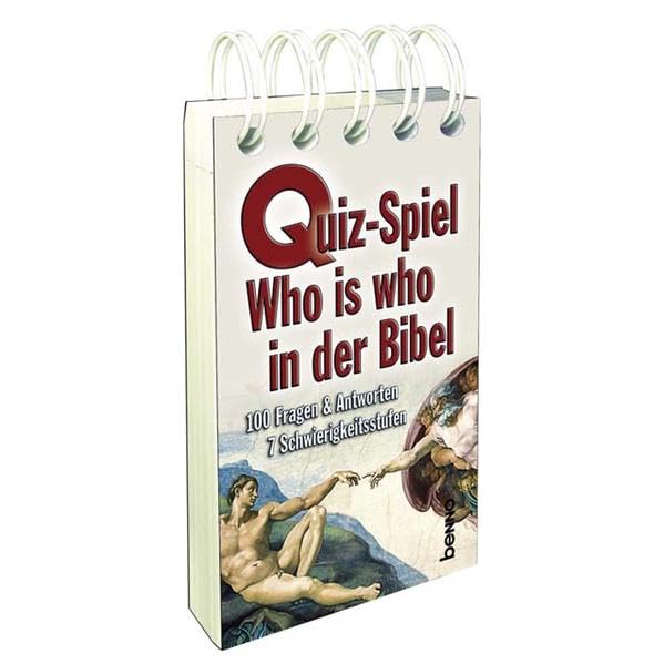 Quiz-Spiel who is who in der Bibel: 100 Fragen und Antworten, 7 Schwierigkeitsstufen Religion & Esotericism