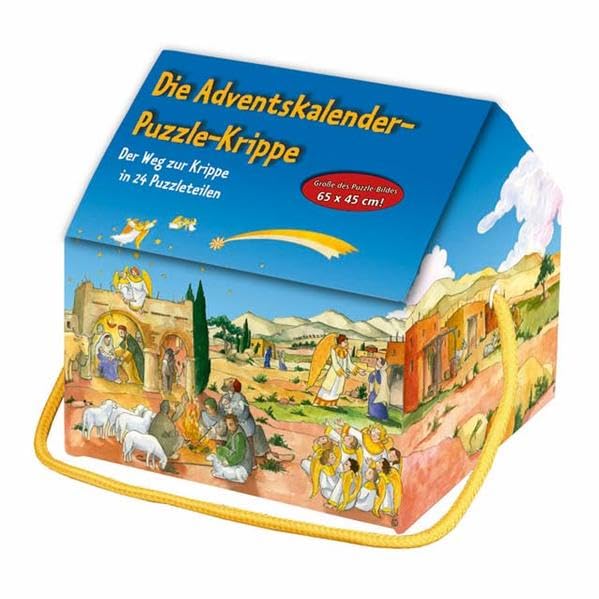 Die Adventskalender-Puzzle-Krippe: Der Weg zur Krippe in 24 Puzzle-Teilen Calendars