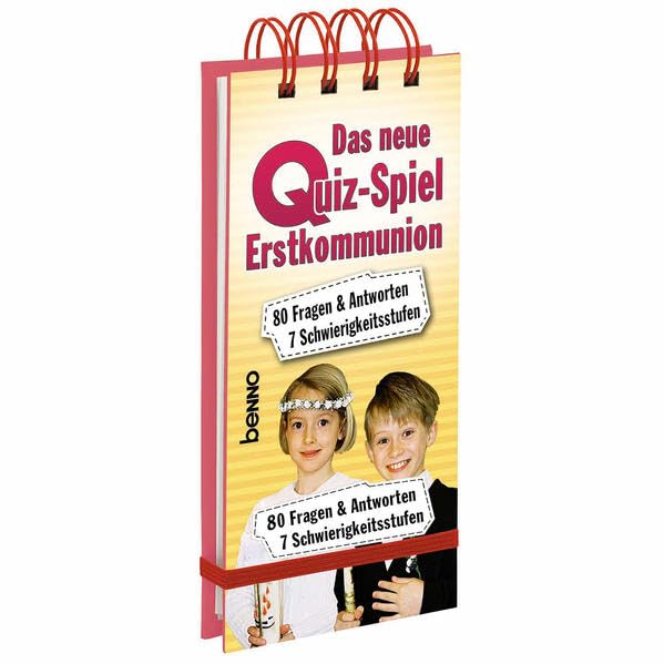 Das neue Quiz-Spiel Erstkommunion: 80 Fragen & Antworten, 7 Schwierigkeitsstufen Religion & Esotericism
